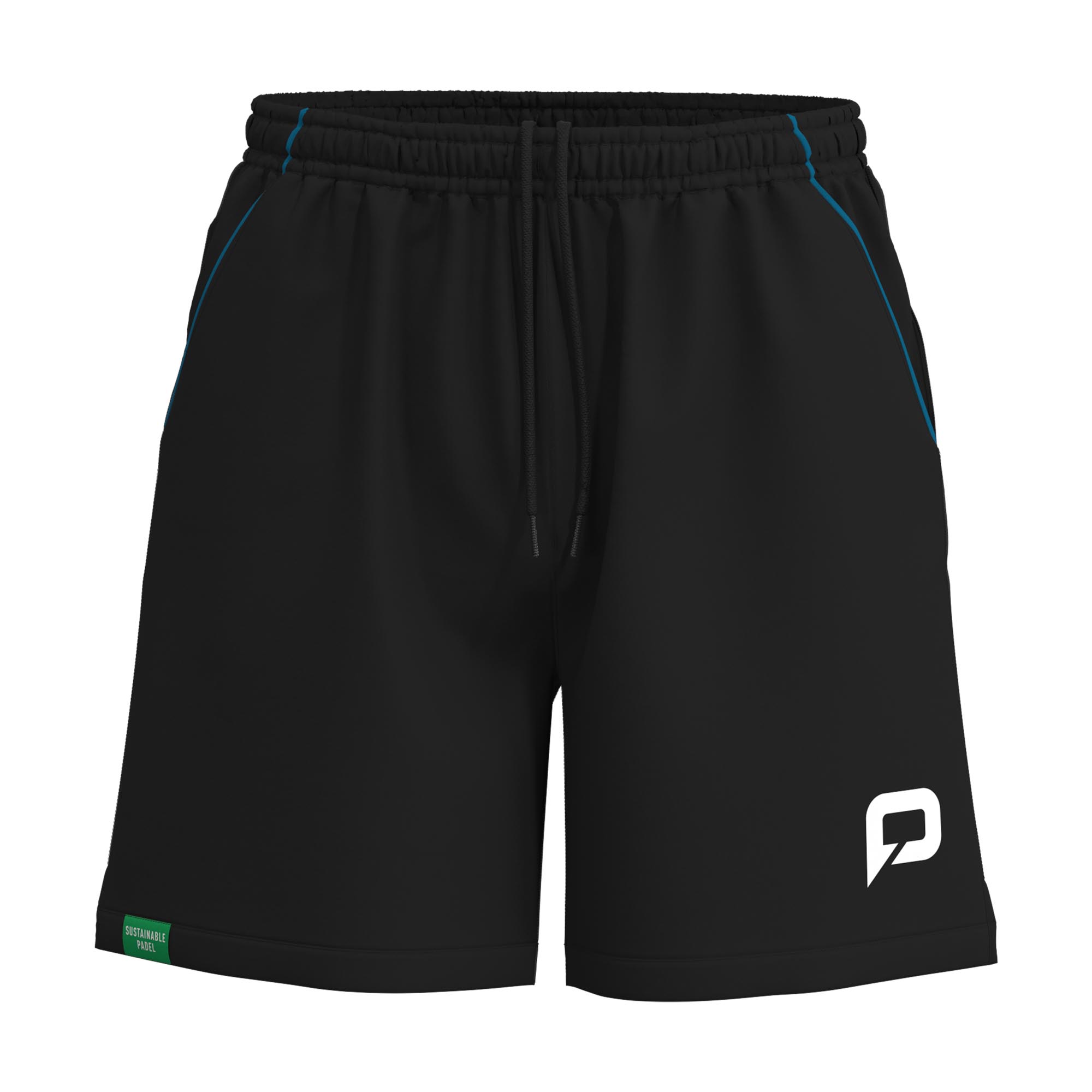 Pallap men's competition short (mesh) black/blue green/white