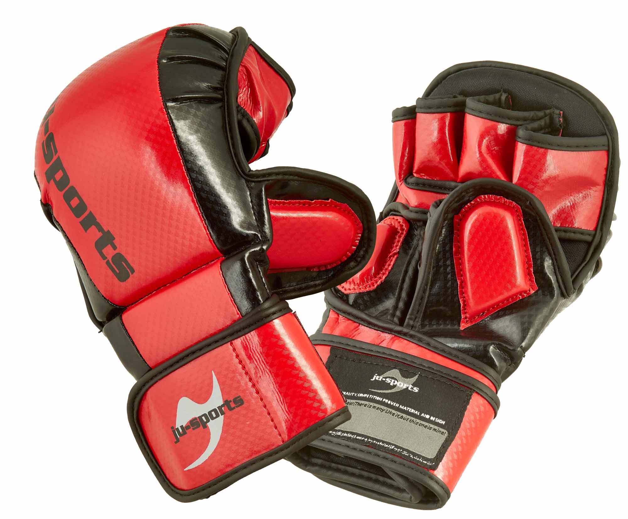 Ju-Sports MMA/Pankration Sparring Mitts Carbon red