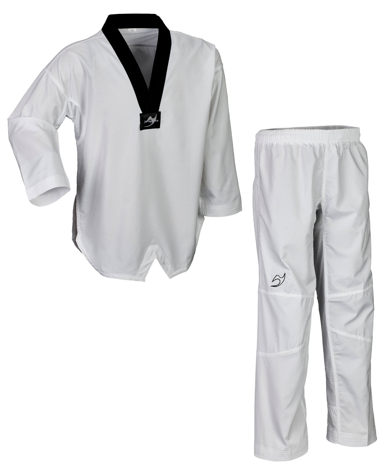 Taekwondo-Anzug Performance pro schwarzes Revers