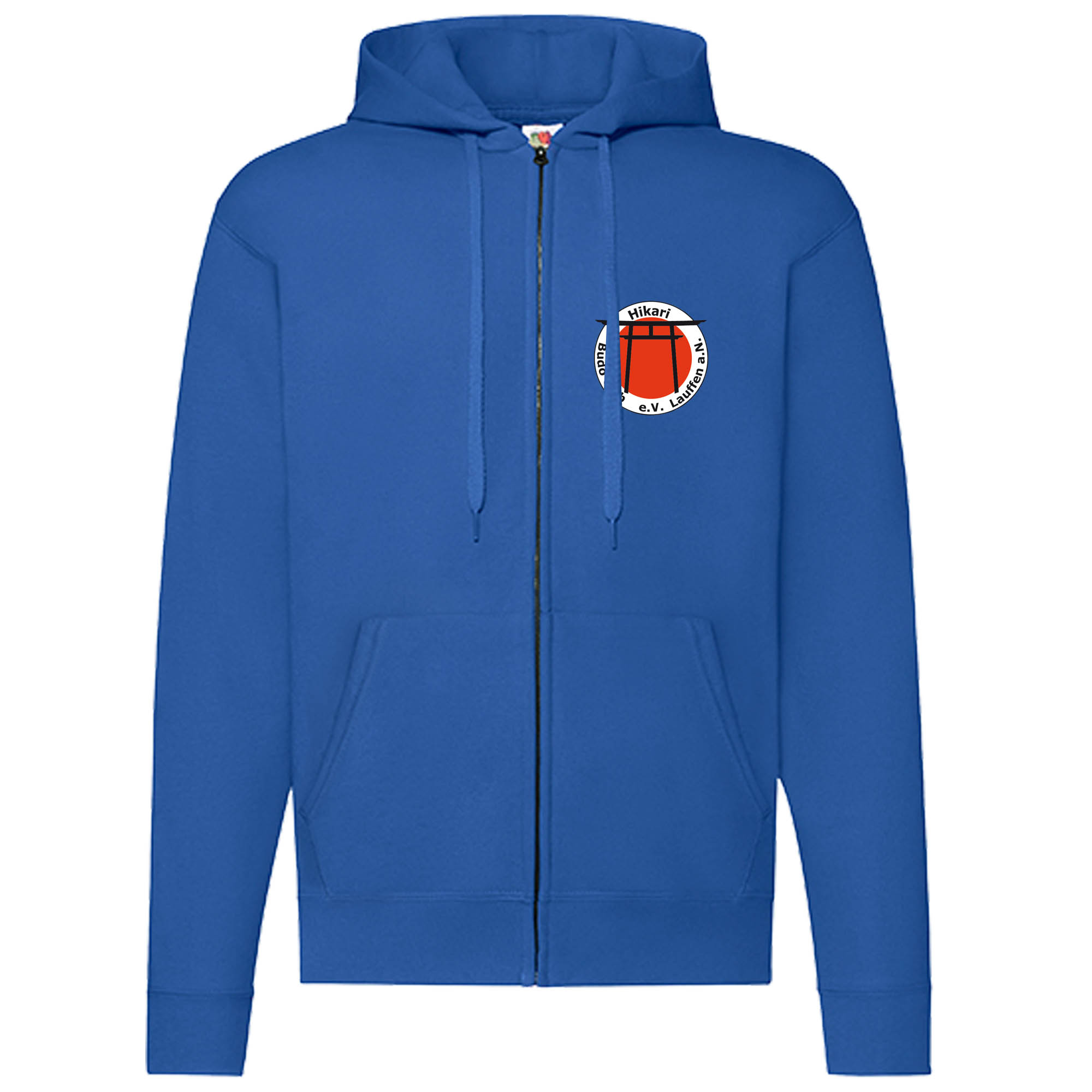 Zip Hoody Budoclub Hikari Lauffen royal blau