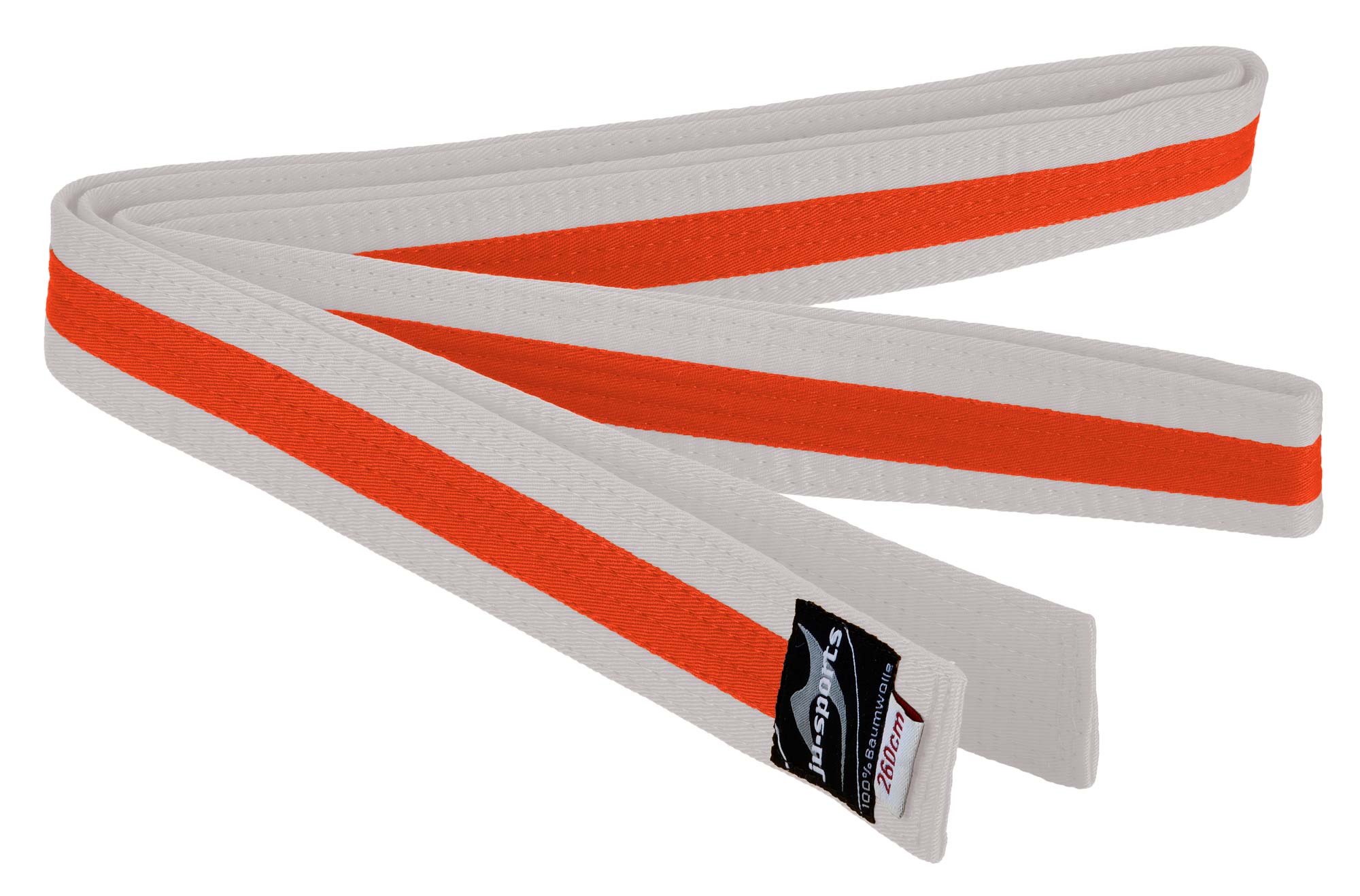 Ju-Sports budo belt white/orange/white