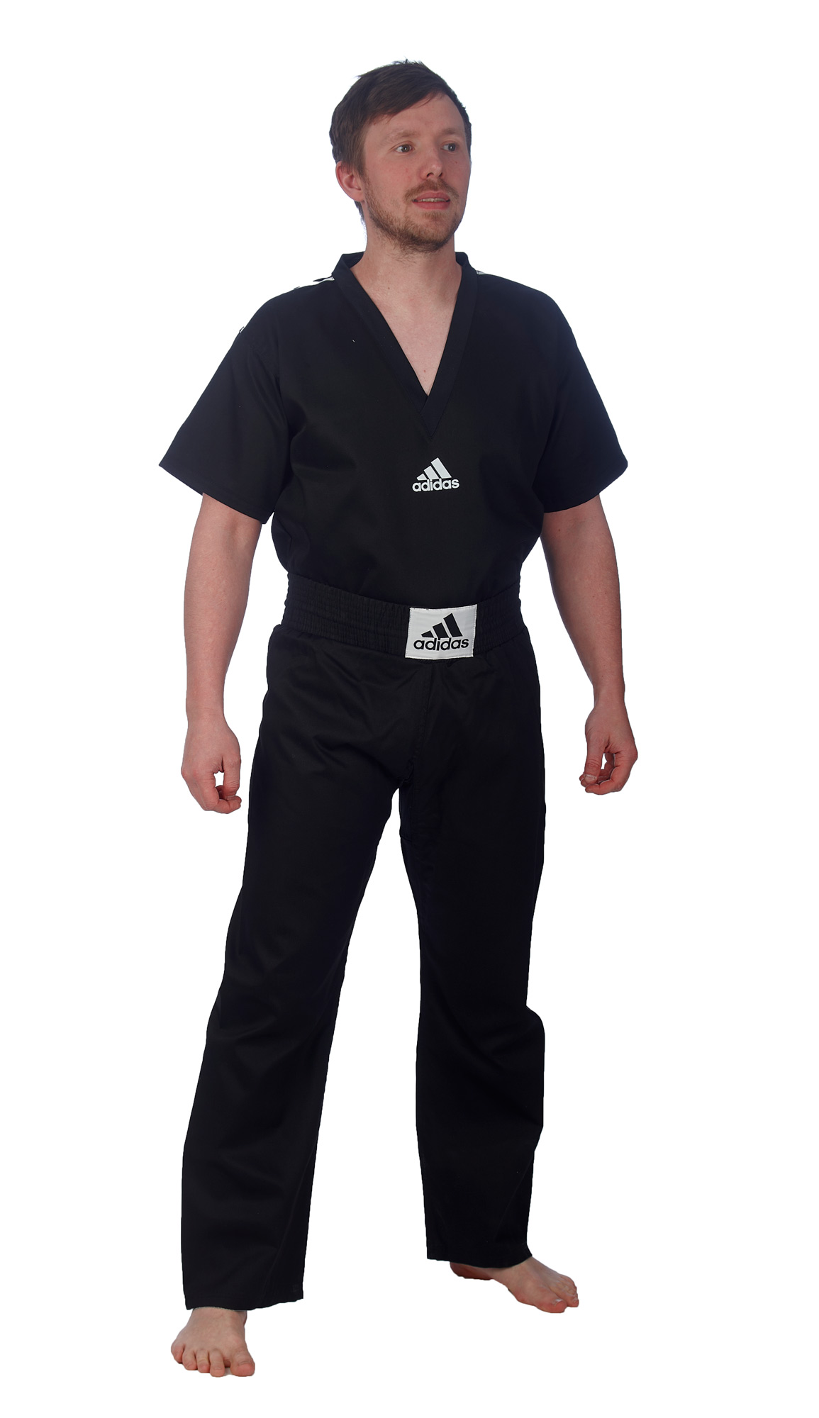 adidas Kickbox-Uniform "Club" schwarz, adiKBUN20