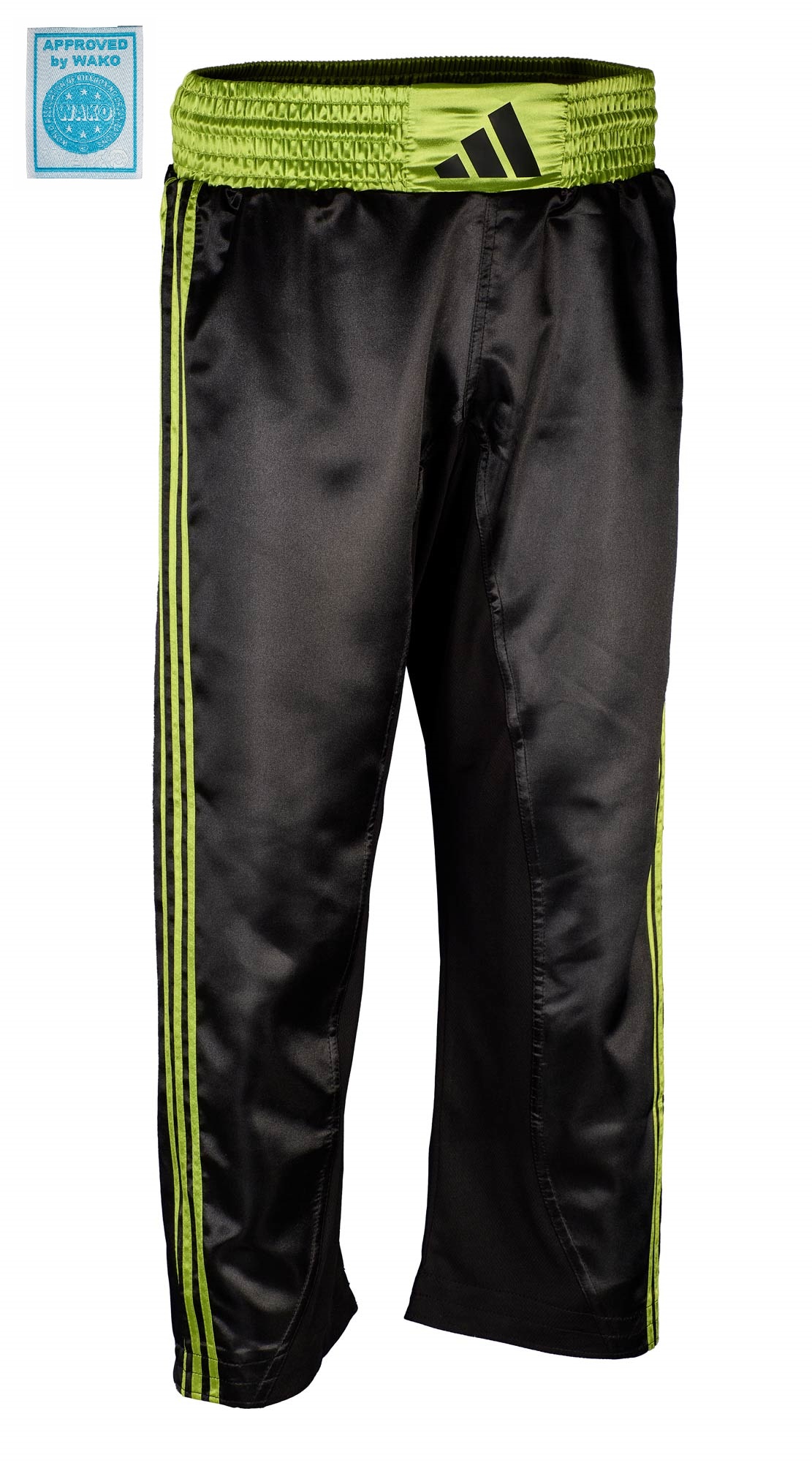 adidas Kickbox-Hose schwarz/shock lime, adiKBUN110T