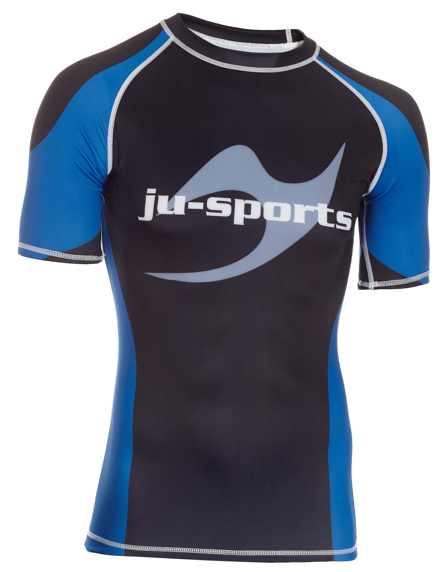 Ju Sports Rank Rashguard Pro kurzarm blau