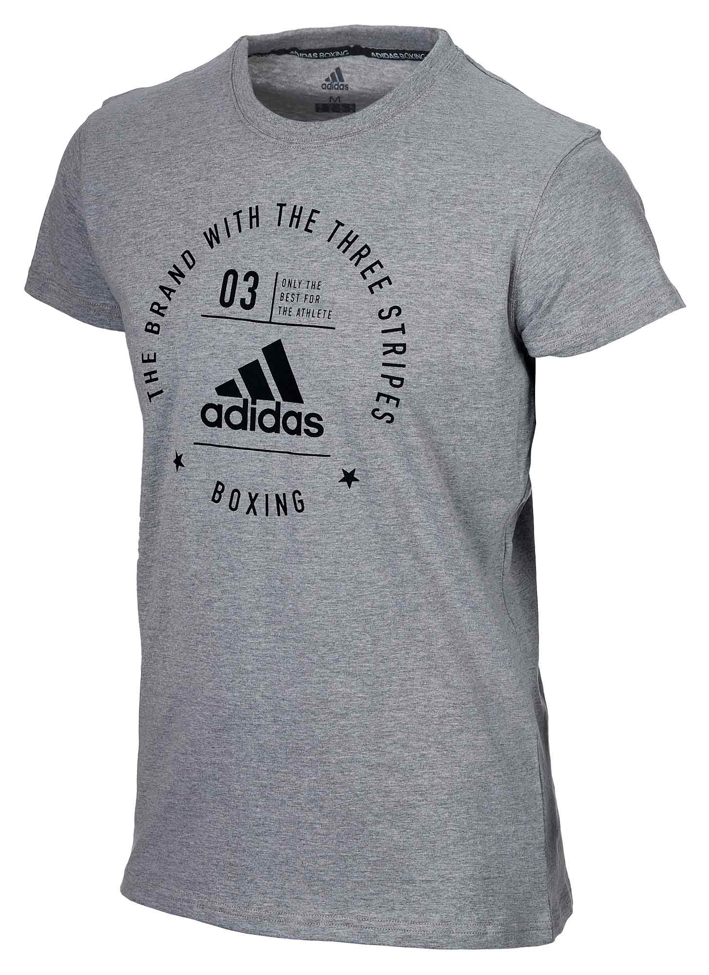 adidas Community T-Shirt "BOXING" grey/black, adiCL01B