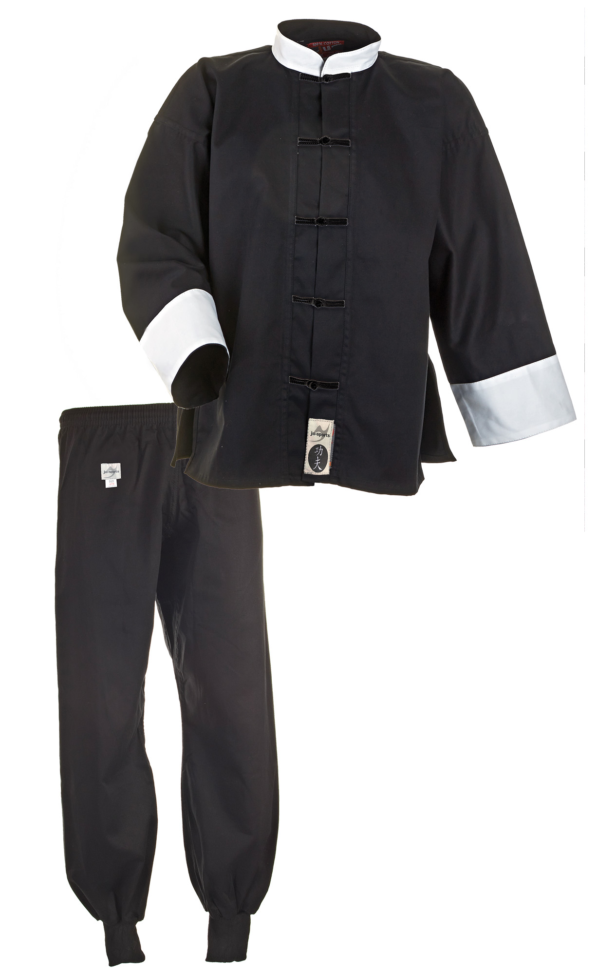 Kung Fu uniform black/white