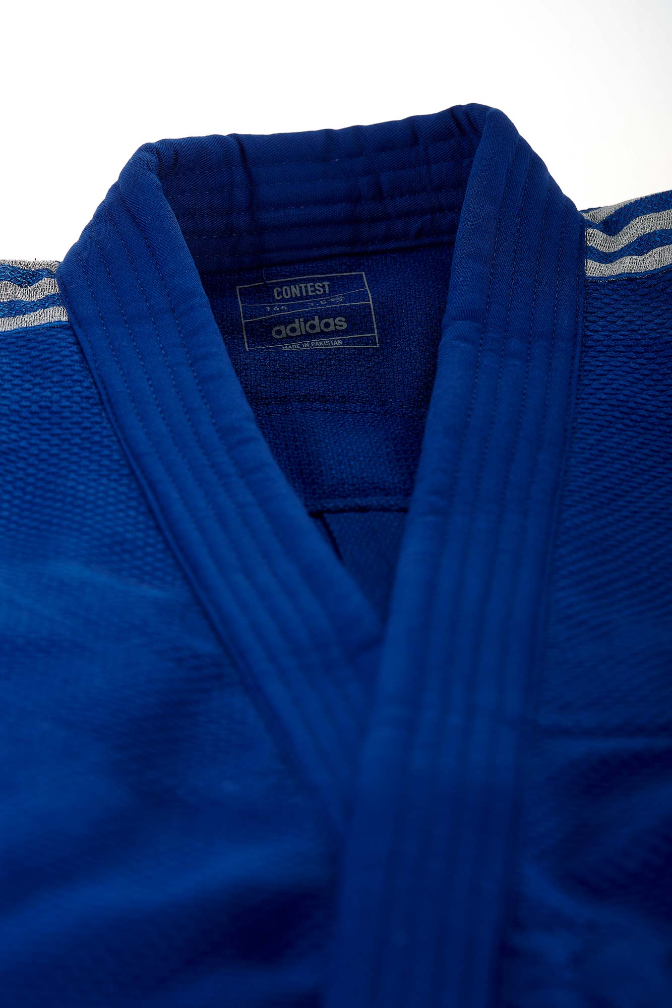 adidas judo gi Contest J650 blue/silver stripes