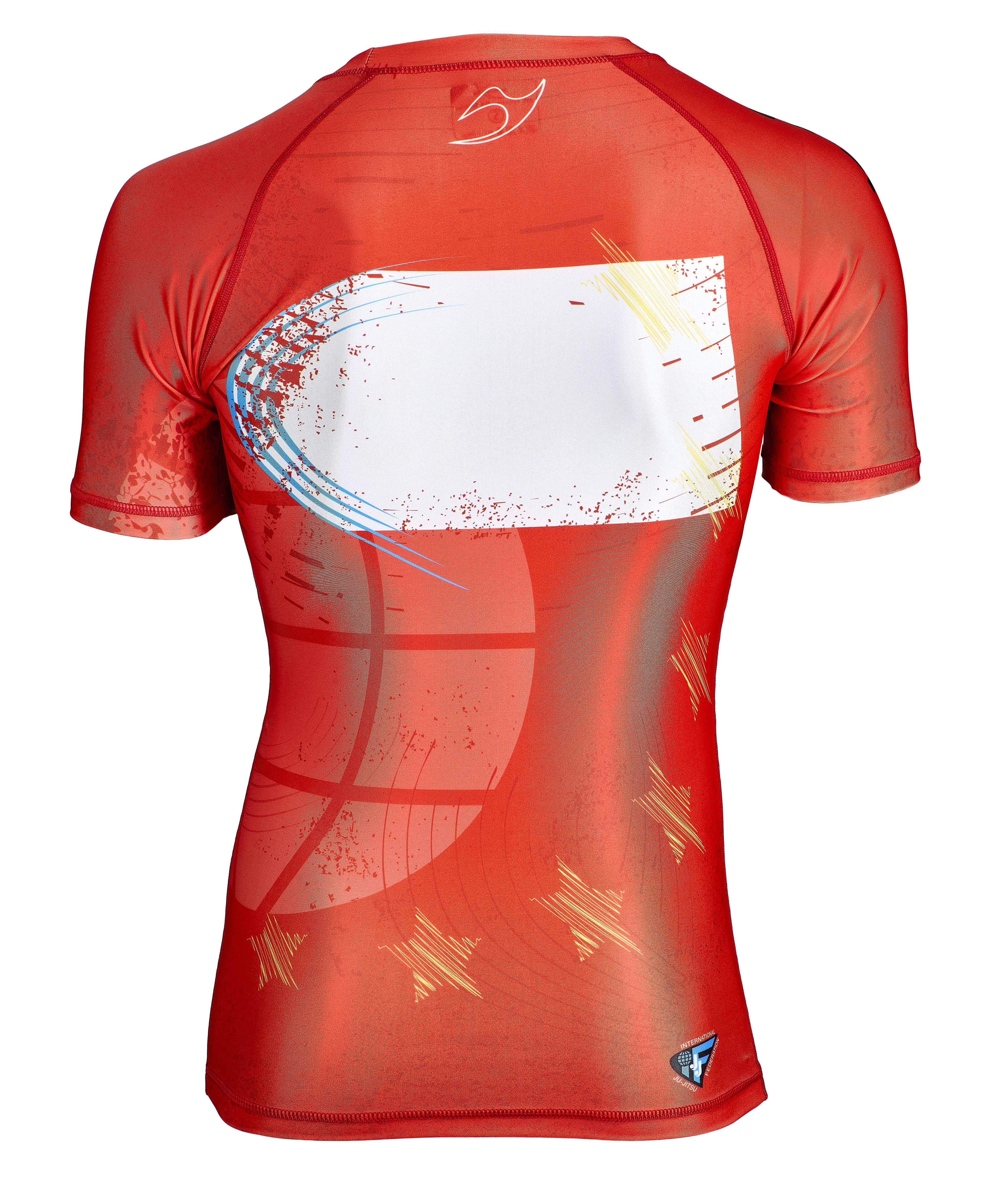 Rashguard kurzarm rot- JJIF approved 