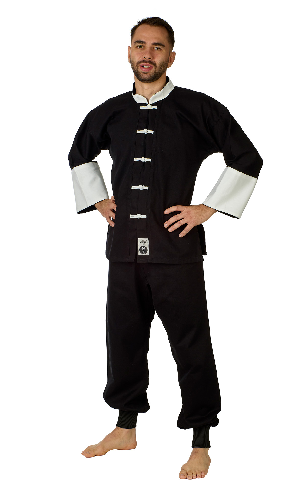 Kung Fu uniform black/white