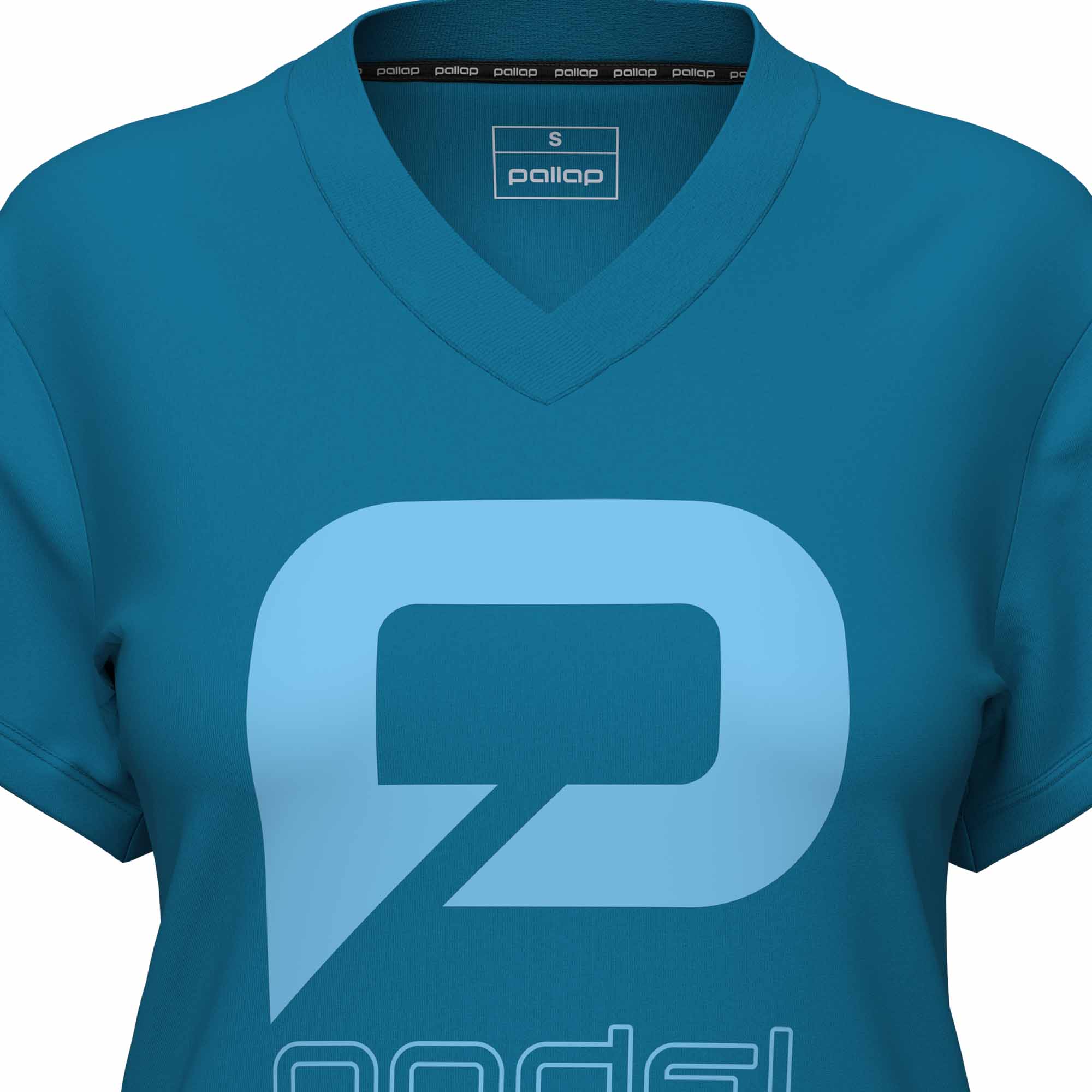 Pallap women's team t-shirt V2 blue green/pulse blue