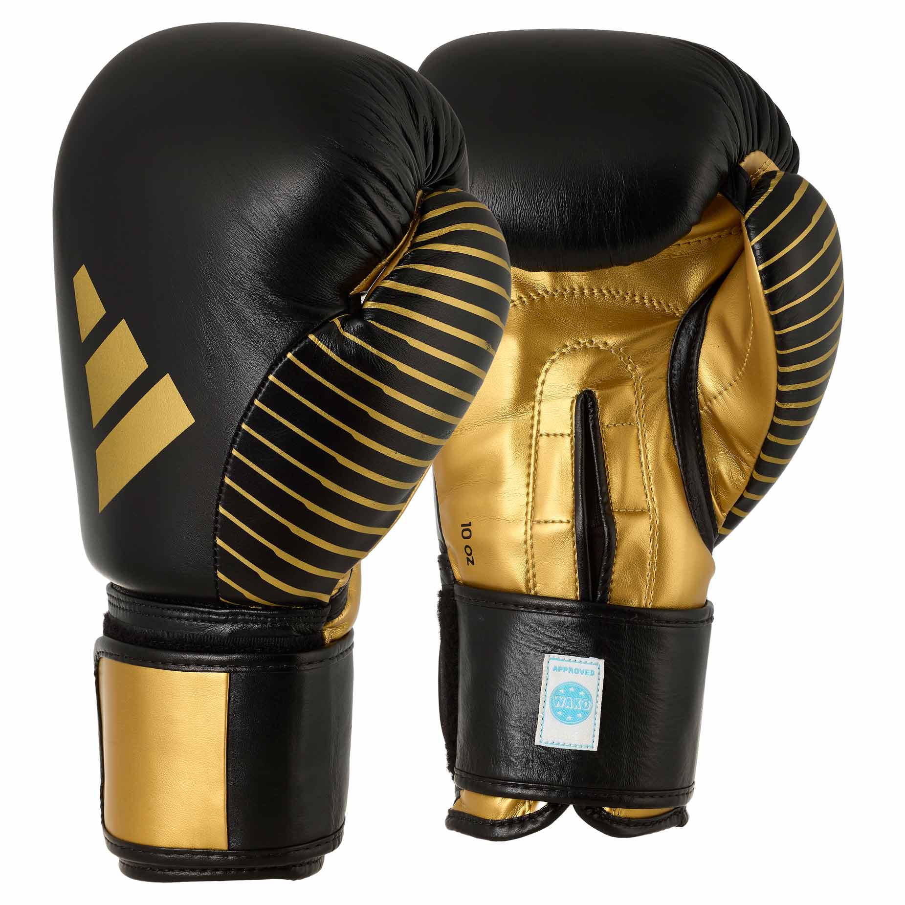 adidas kickboxing competition glove black/gold adiKBWKF200