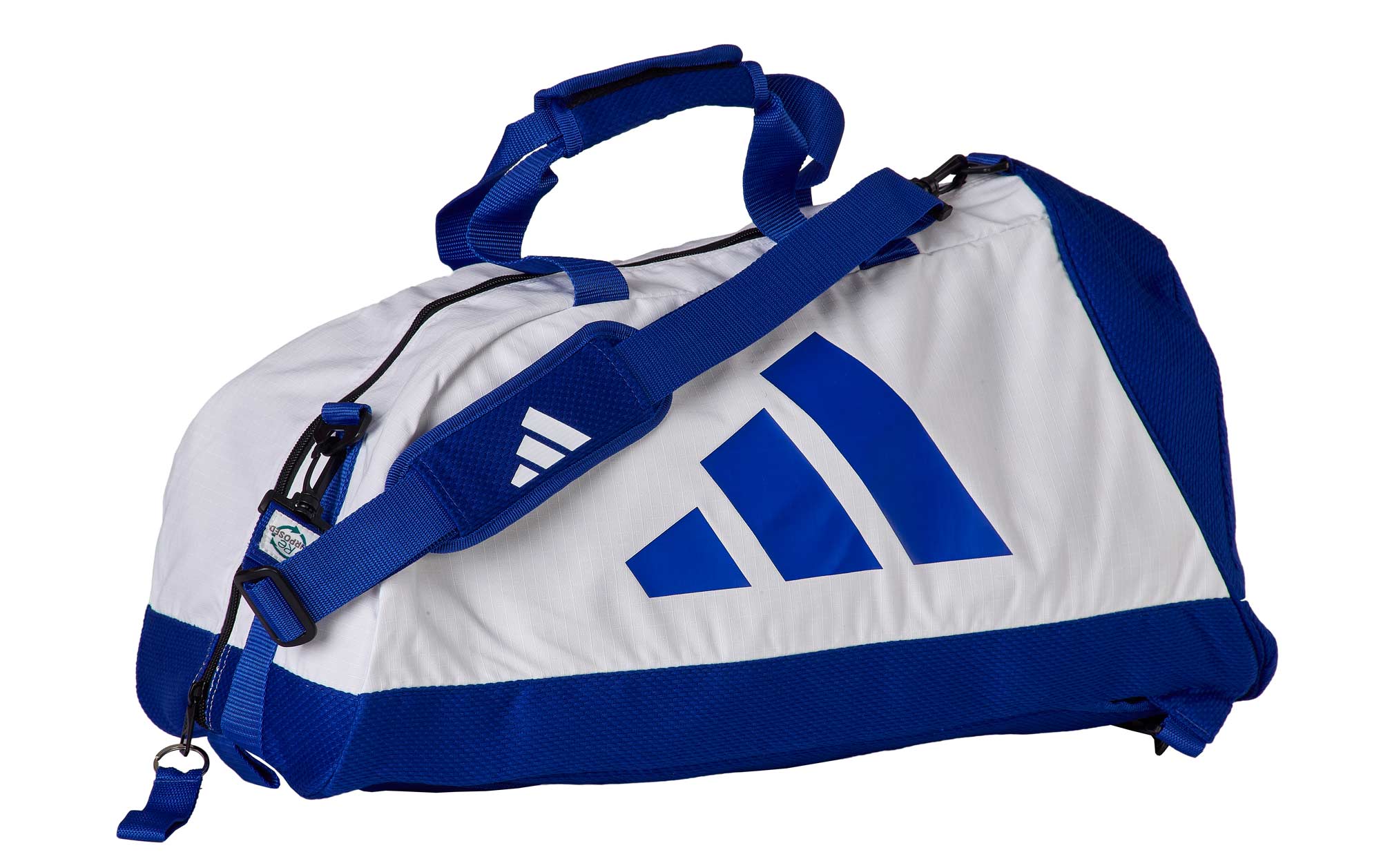 adidas 2in1 Bag Combat Sports Cotton ADIACC040CS, blue/white 