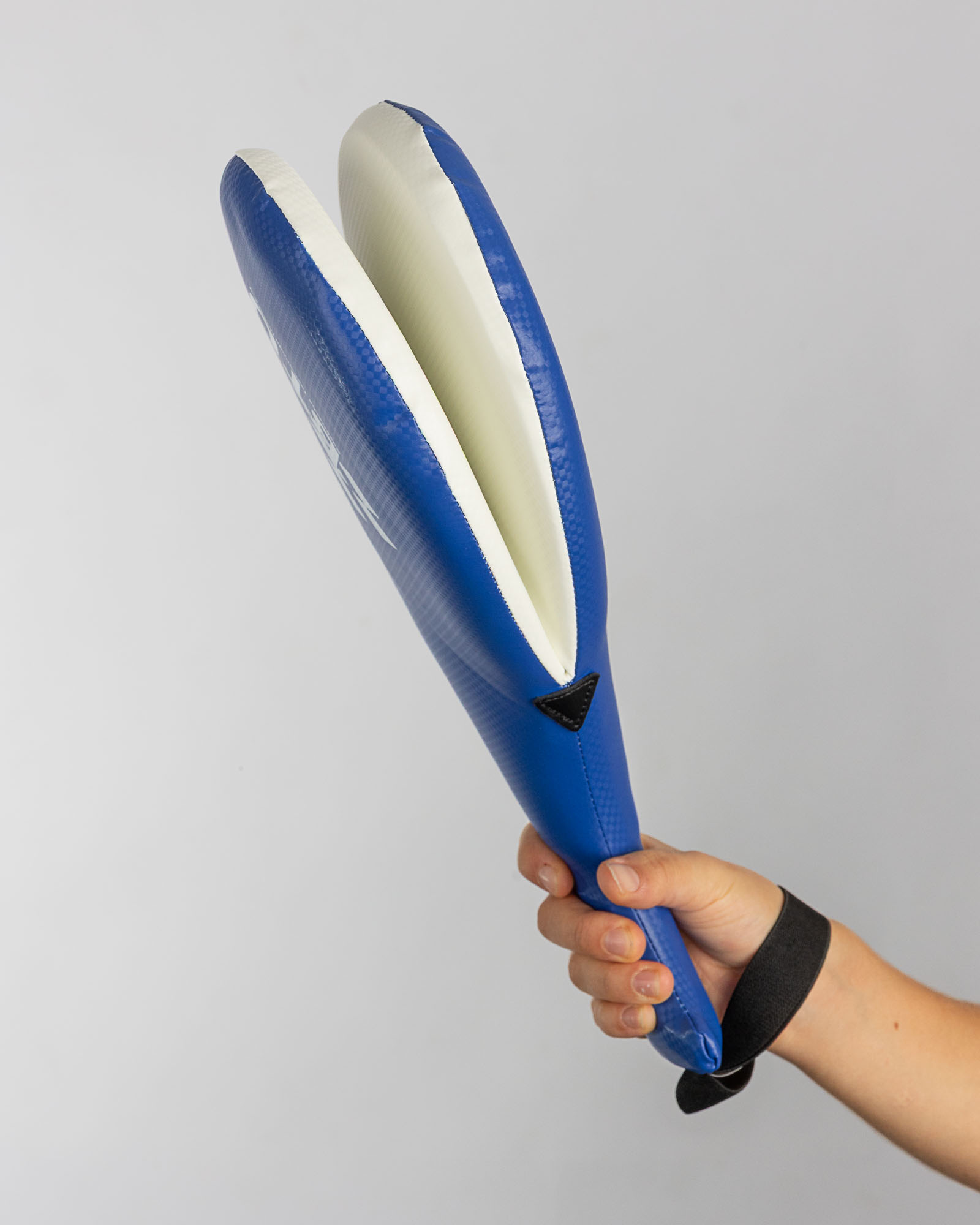Schläger, Bahnenschläger, Handschuh, Blue, Glatter Belag