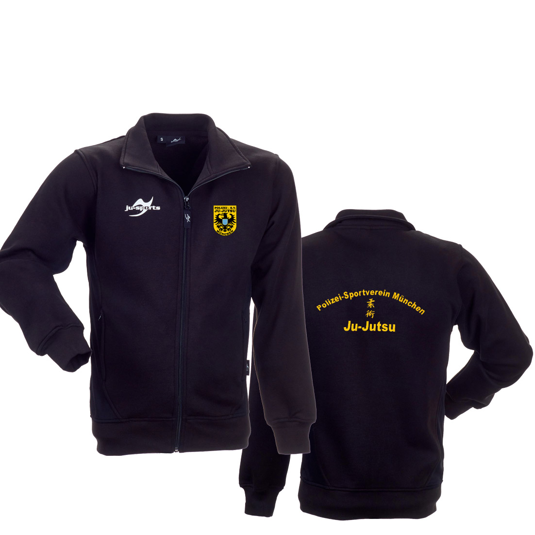 Polizei SV München Teamwear Element Core Zip Sweat Jacket schwarz