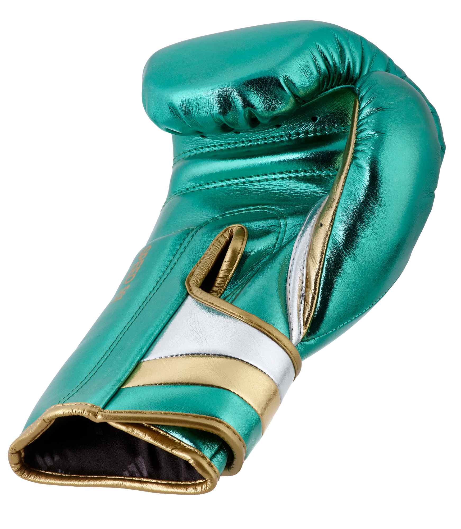 adidas boxing gloves Speed 500 green/gold Microfibre, ADISBG501