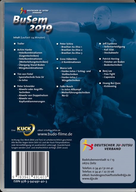 DVD Ju Jutsu Bundesseminar 2019