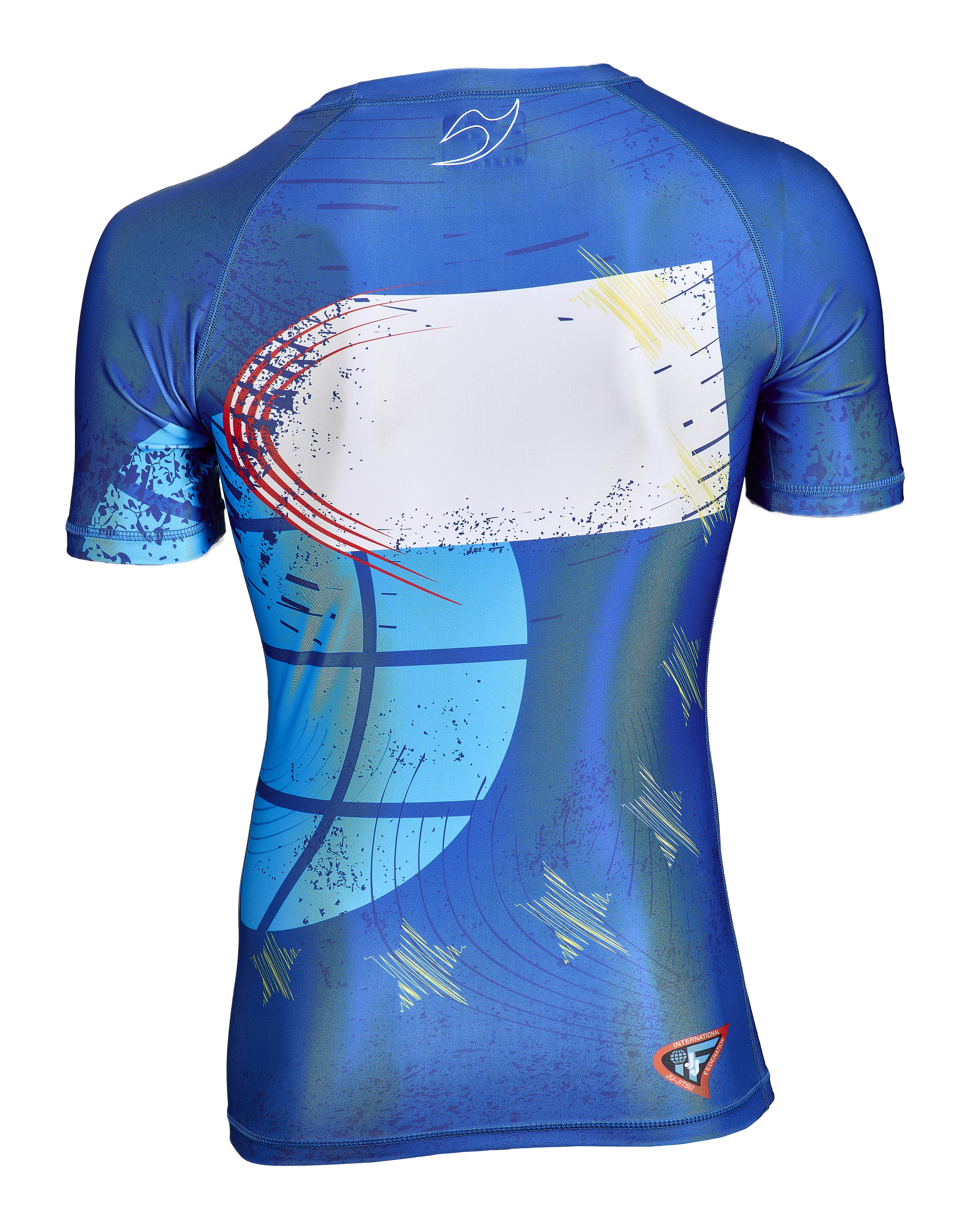 Rashguard kurzarm blau- JJIF approved