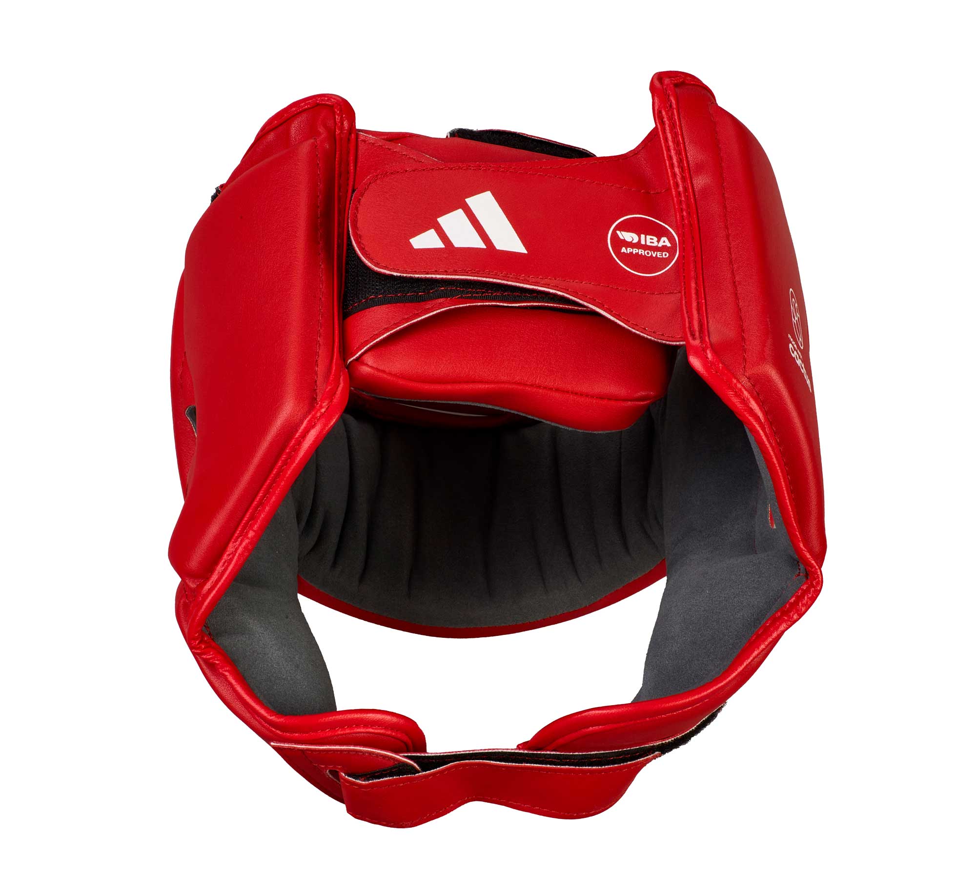 adidas IBA head guard red cactus-leather adiIBAH1C