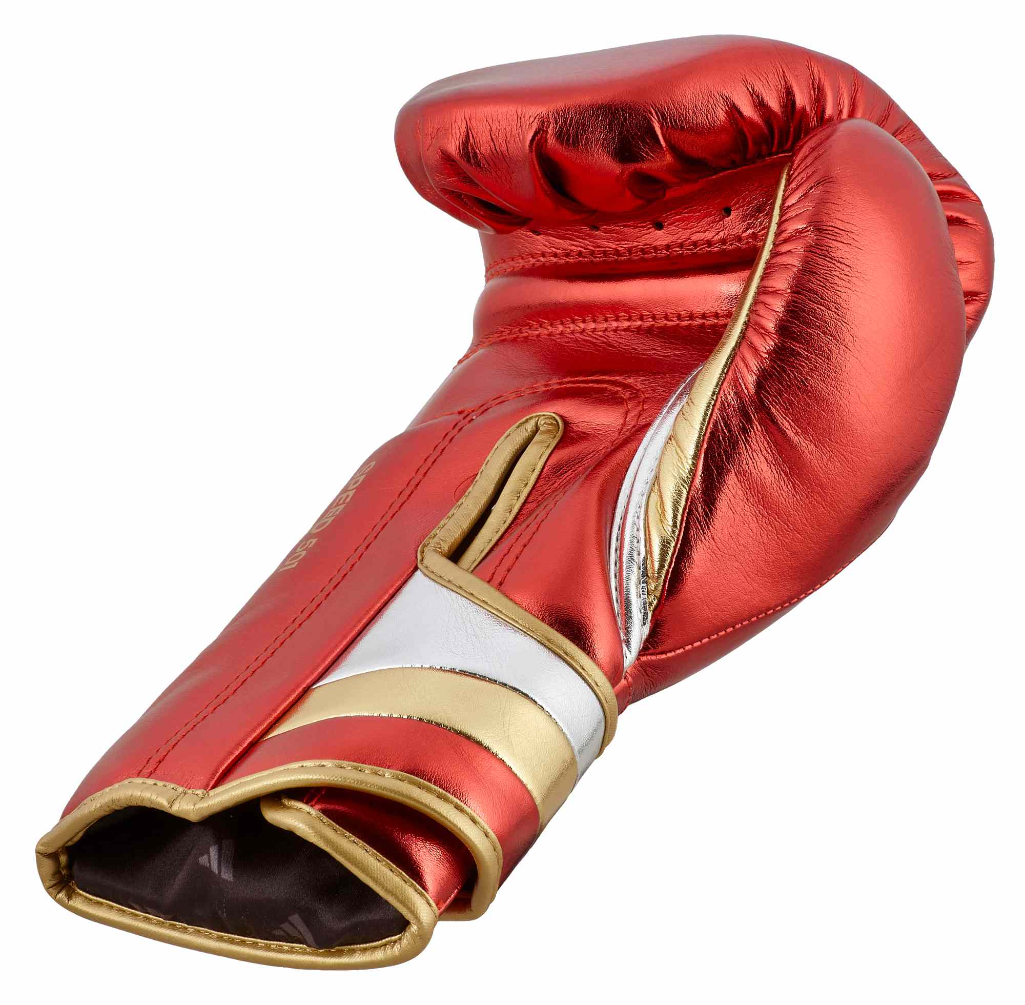 adidas boxing gloves Speed 500 red/gold Microfibre, ADISBG501