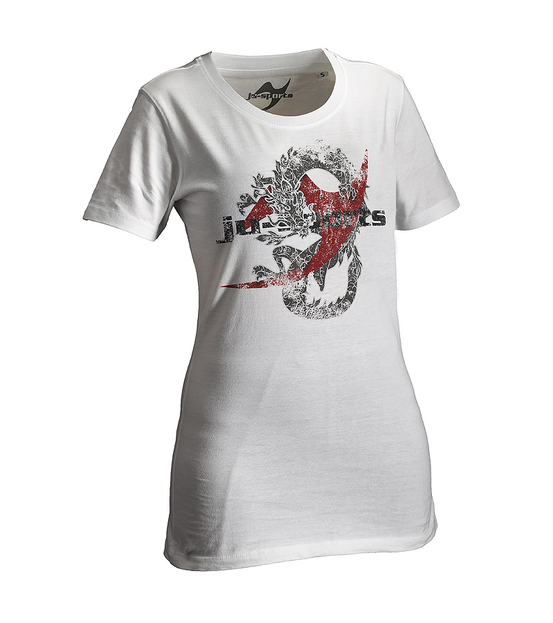 Ju-Sports Dark-Line T-Shirt Dragon white Lady