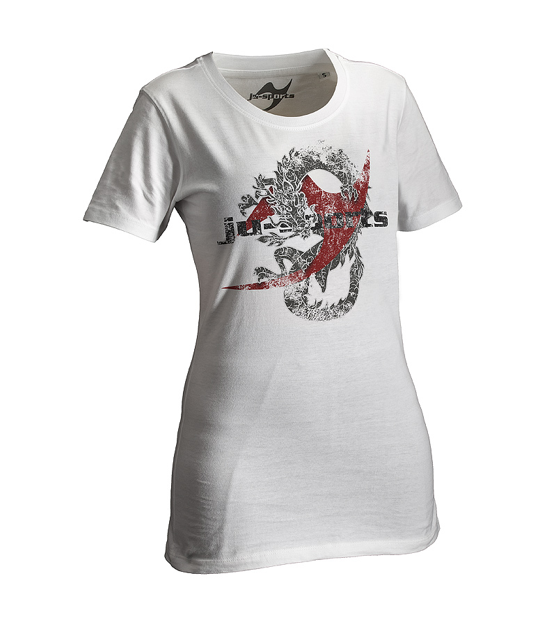 Ju Sports Dark-Line T-Shirt Dragon weiß Lady