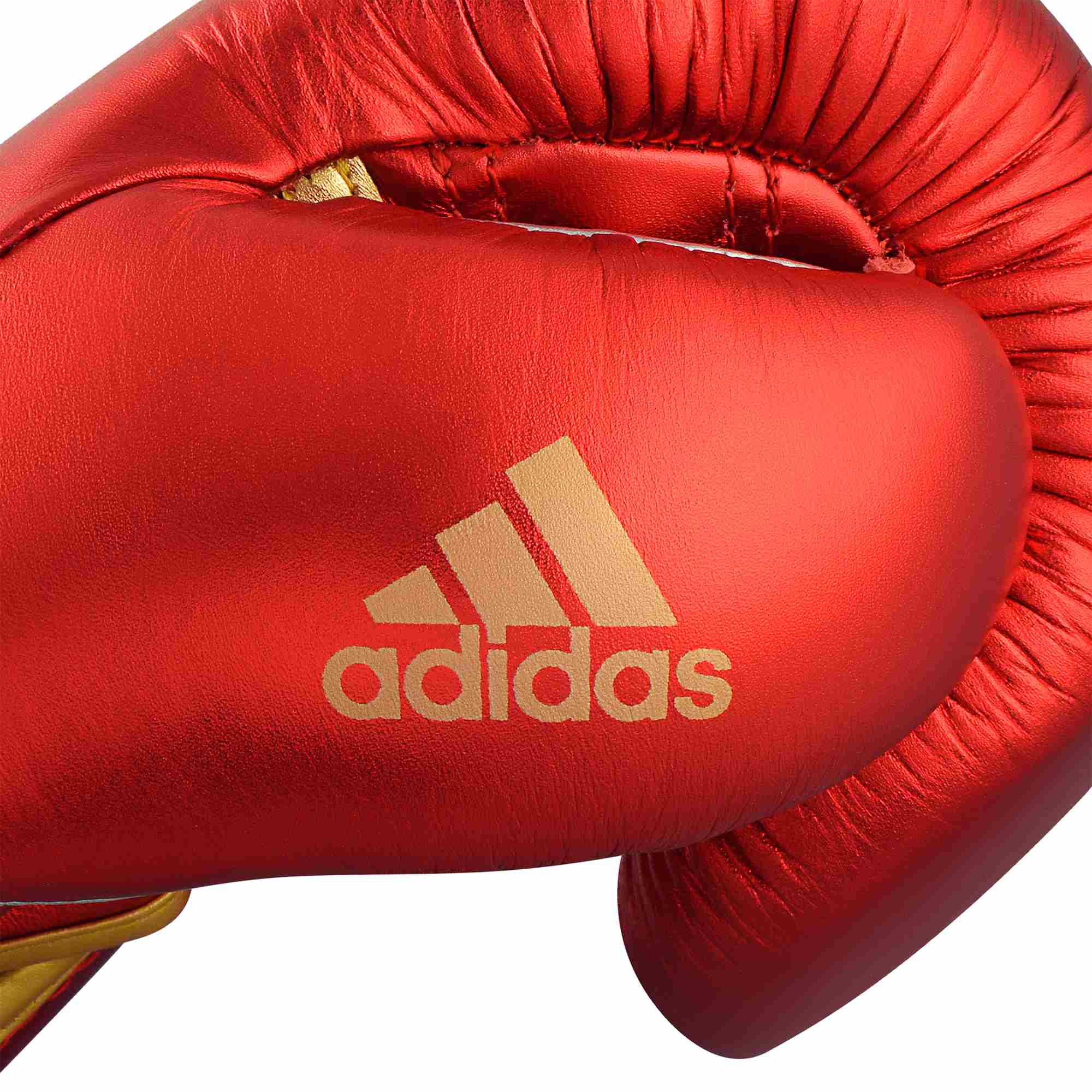 adidas adispeed strap up boxing gloves red metallic/gold, ADISBG501PRO