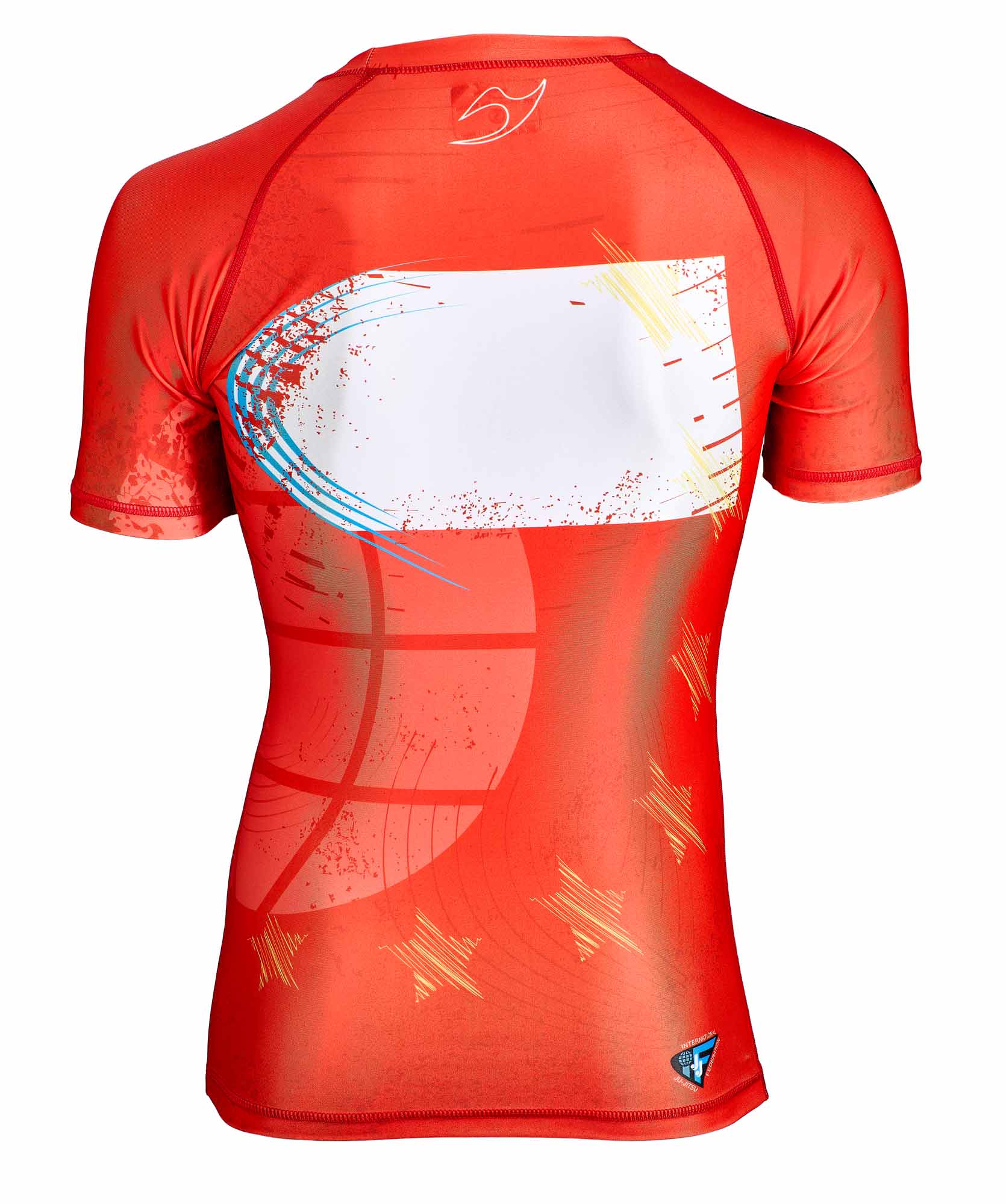 Rashguard kurzarm rot- JJIF approved 