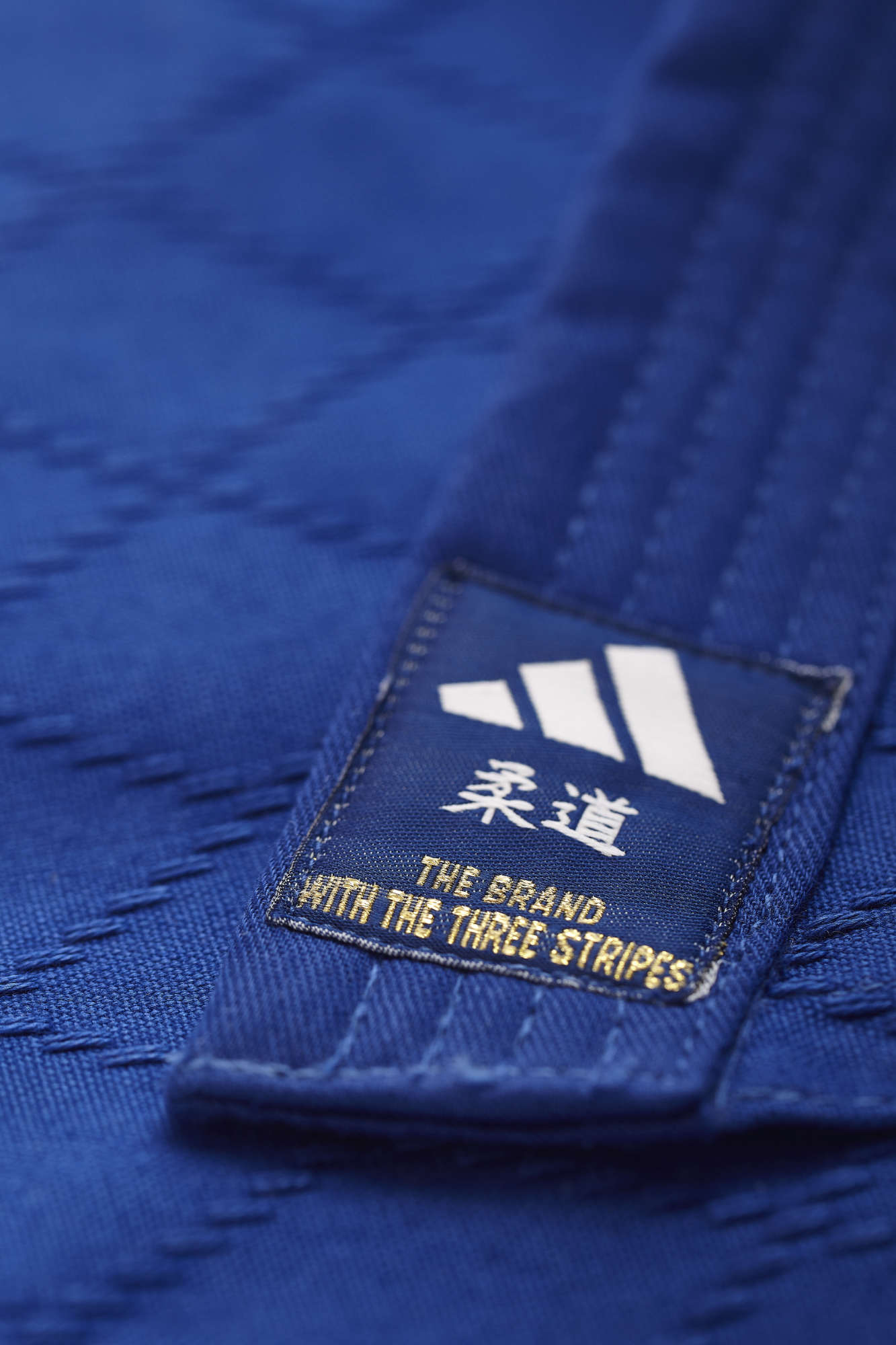 adidas Judo-Anzug Club blau/weiße Streifen, J350B