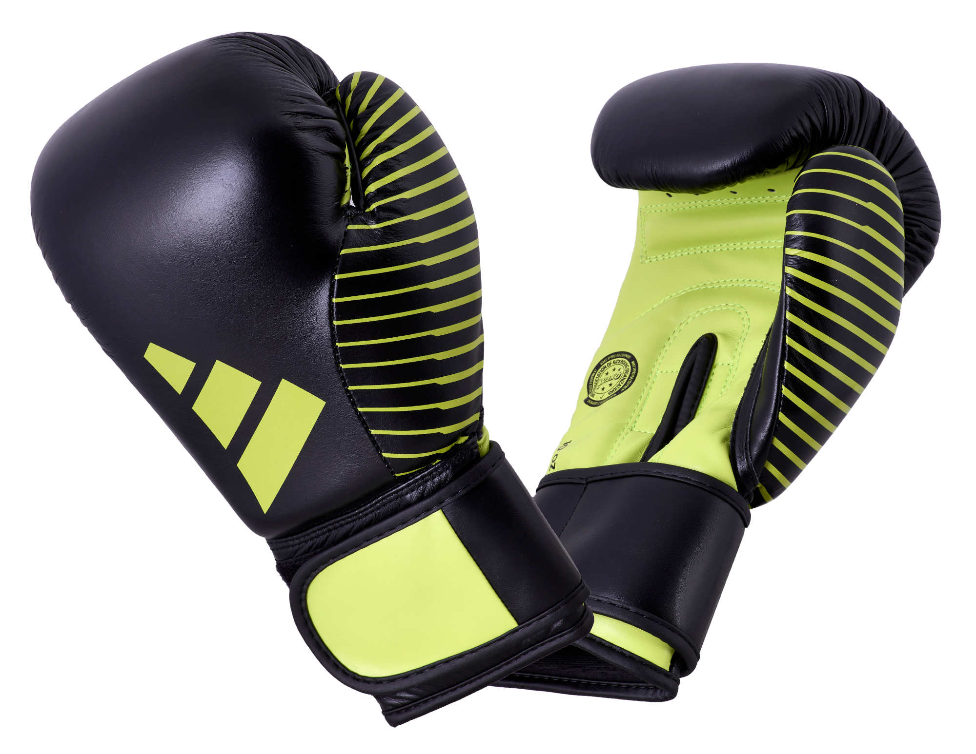 adidas kickboxing competition glove black/neon green adiKBWKF200