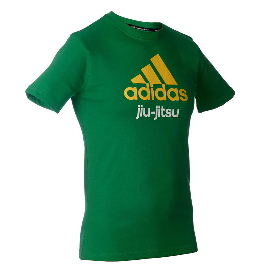 adidas Community Line T-Shirt Jiu-Jitsu green/yellow