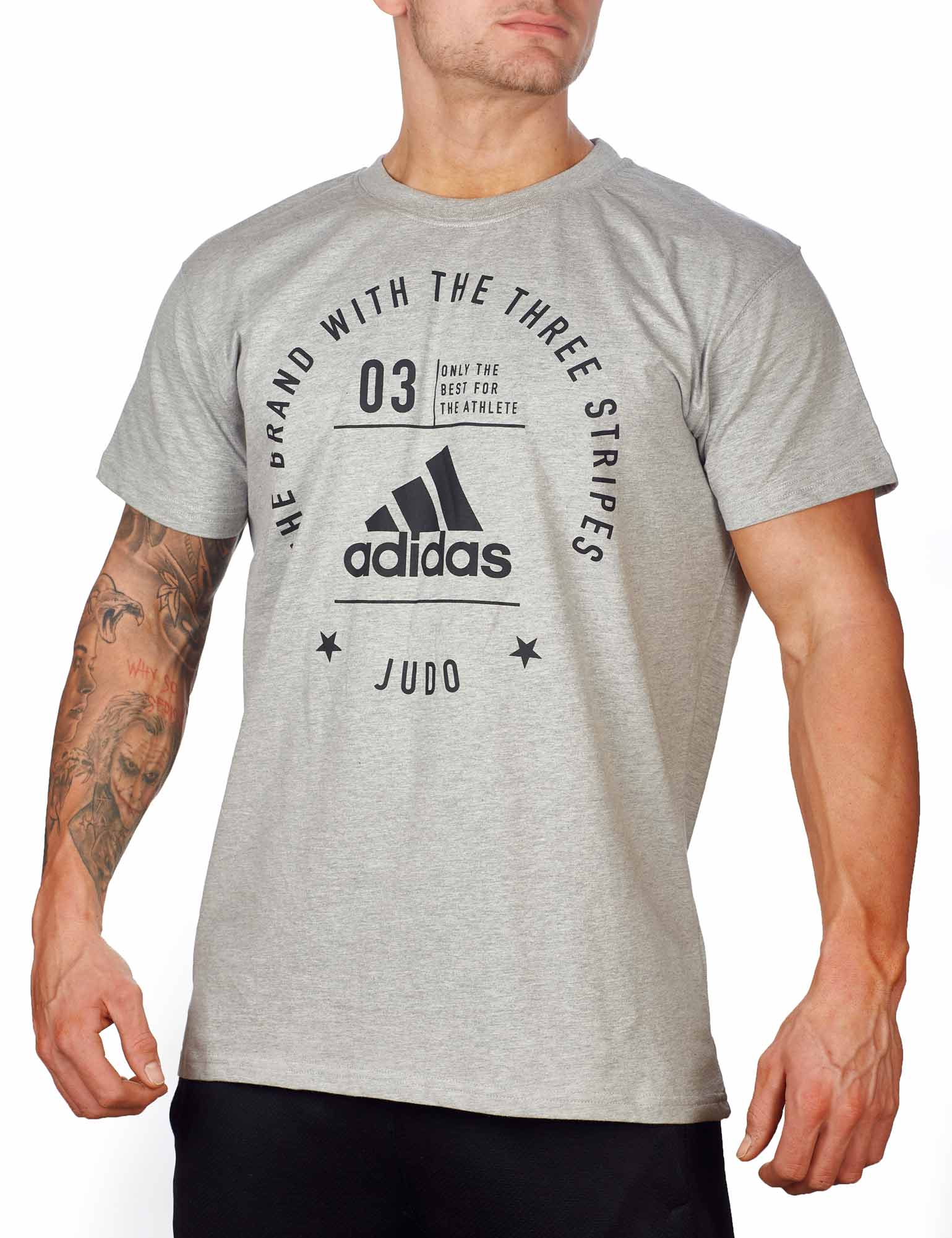 adidas Community T-Shirt Judo "Pro" grey/black, adiCL01J