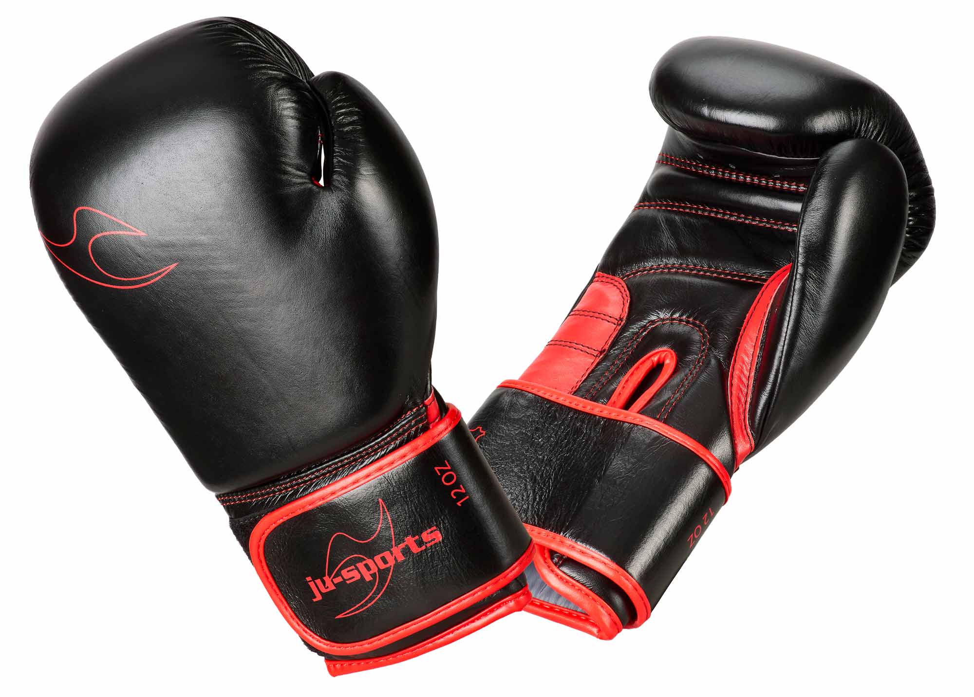 Boxing glove Training pro leather V2 black/red