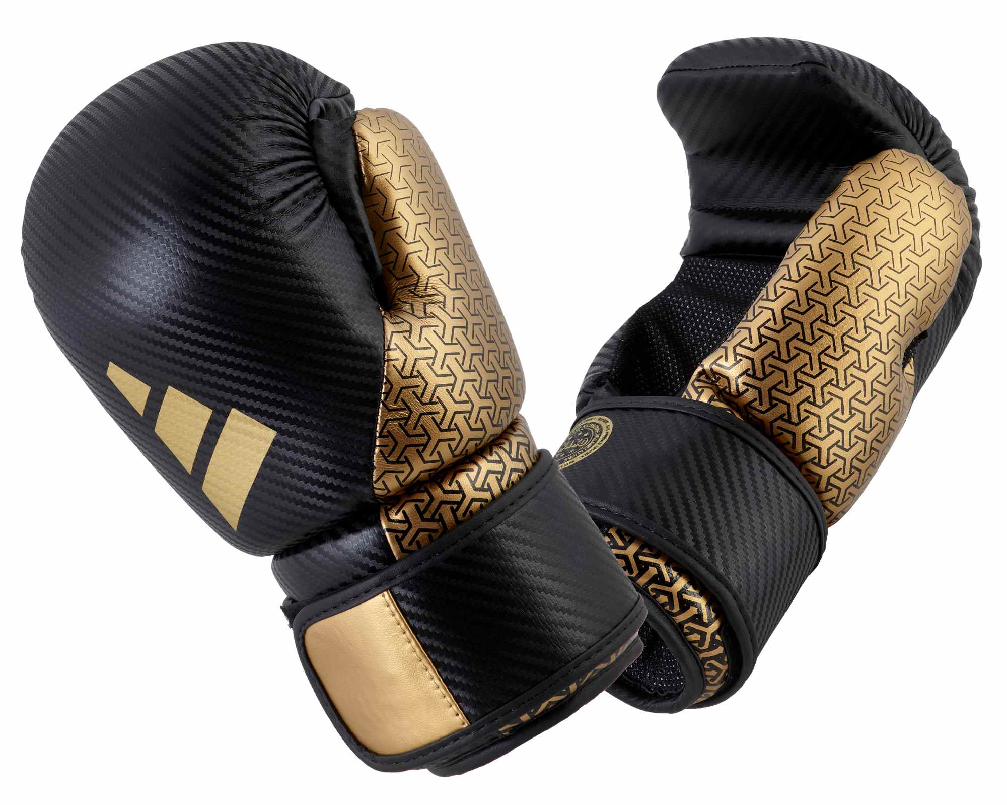 adidas pro point fighter glove adiKBPF300, black/gold