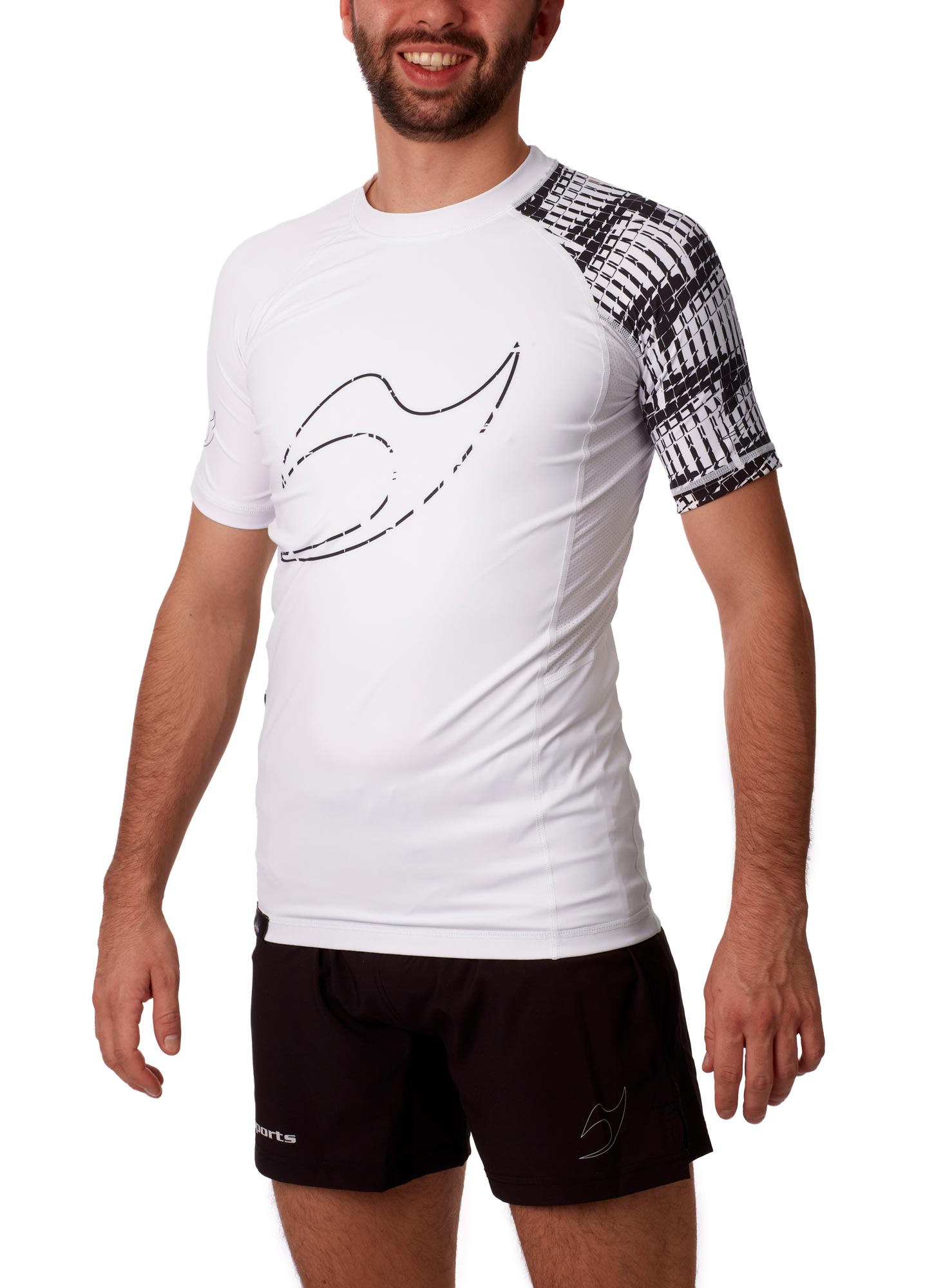 Rashguard RV2 kurzarm weiß