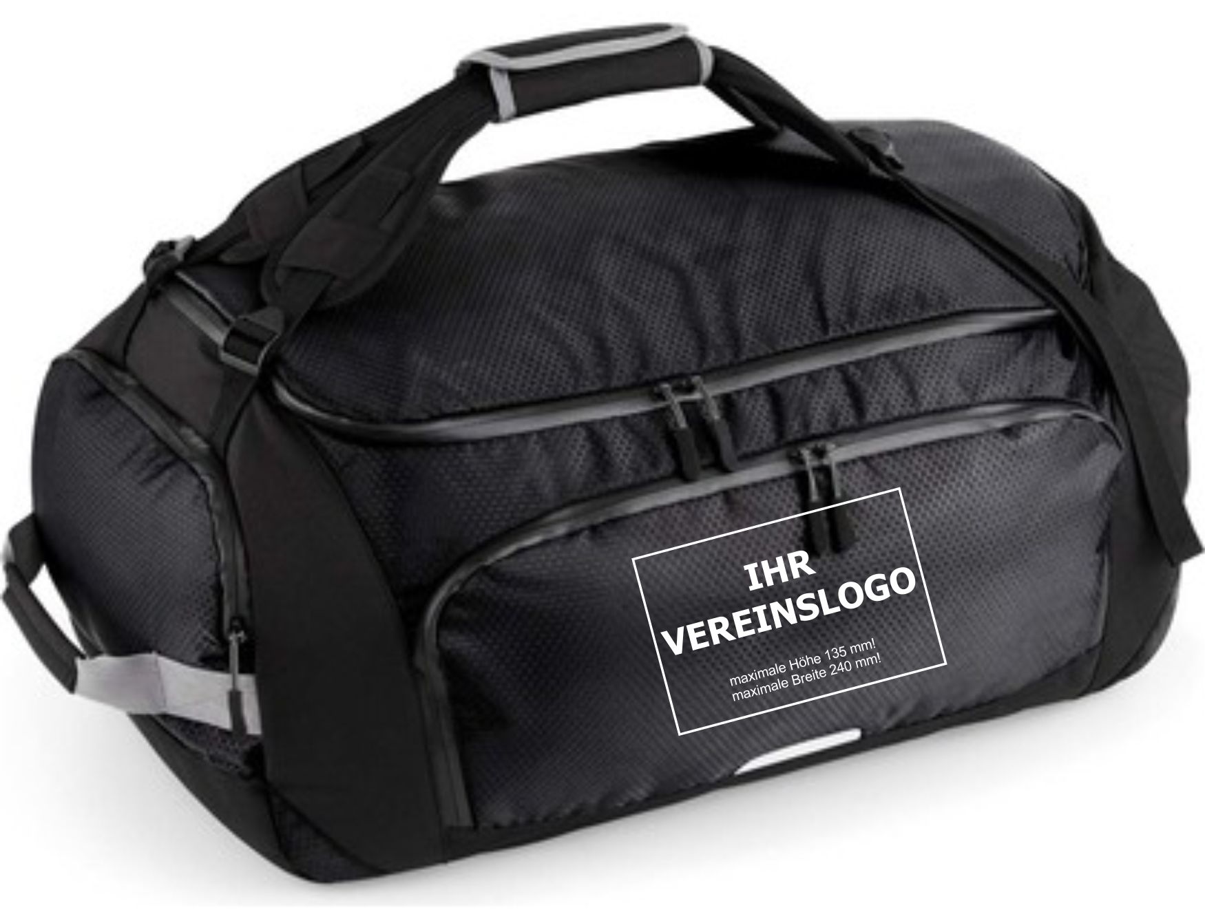 dunkle tasche, Reisetasche, Sporttasche, Reisegepäck, Hochwertiges Material