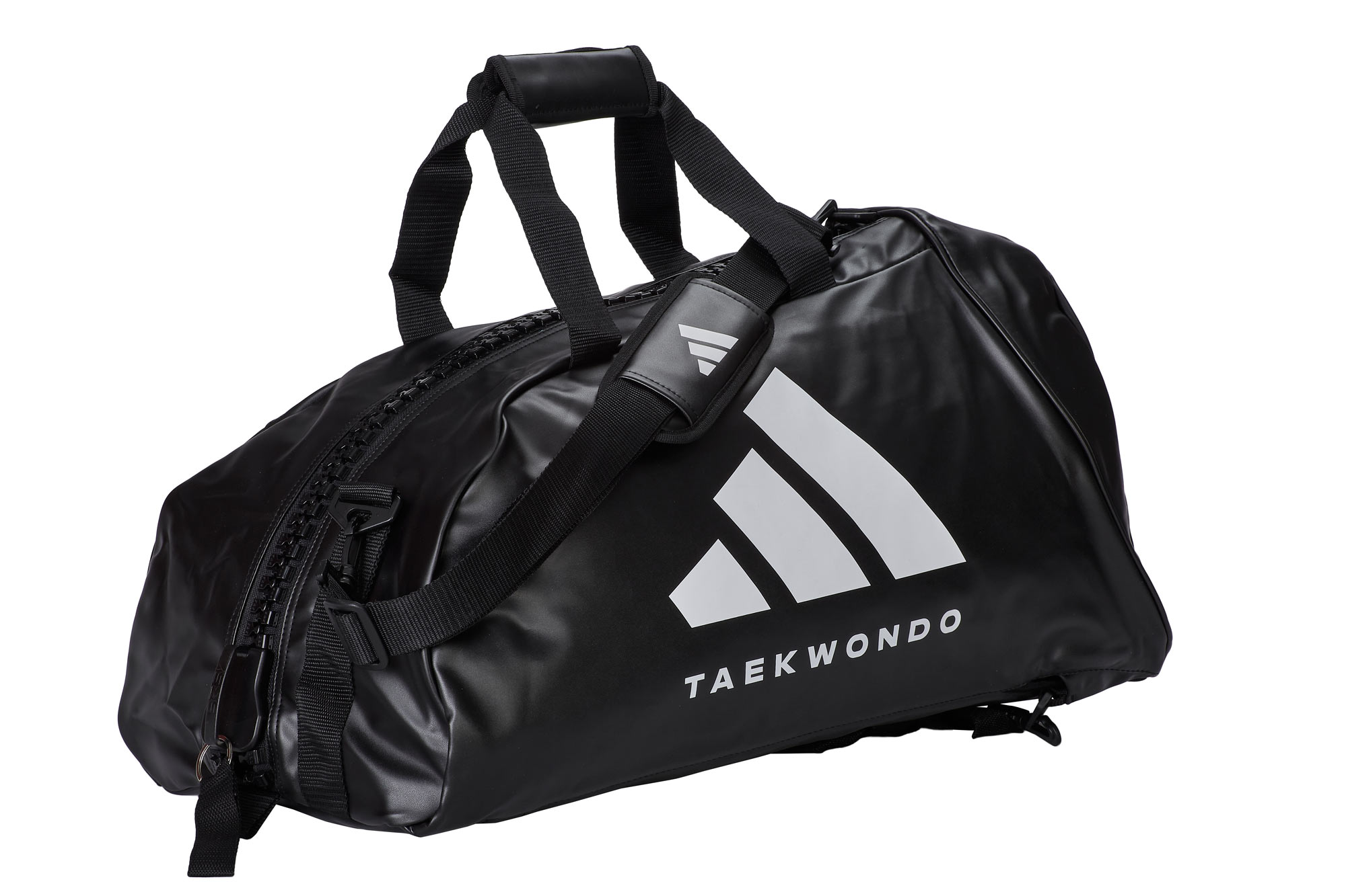 adidas 2in1 Bag Taekwondo black/white PU, adiACC051T