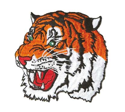 Patch tiger's head
