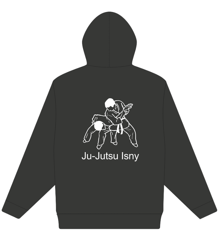 Hoodie Ju-Jutsu Isny schwarz