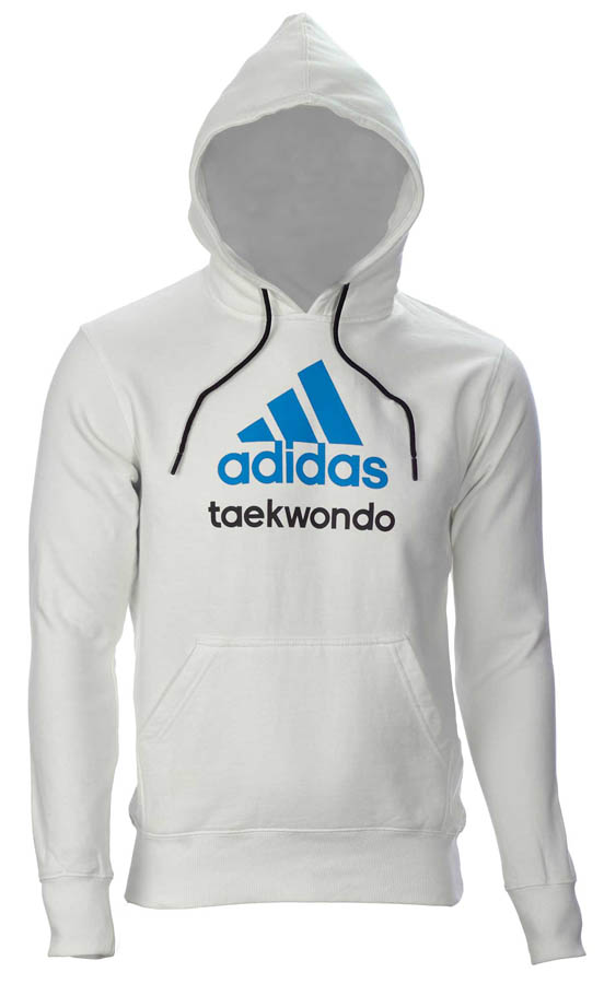 adidas Community Line Hoody Taekwondo white/blue