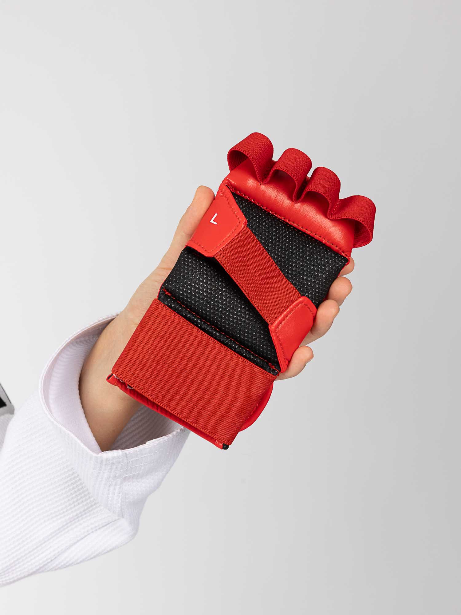 Handschuh, Kletterhandschuh, Rot, Fäustling, Klettverschluss