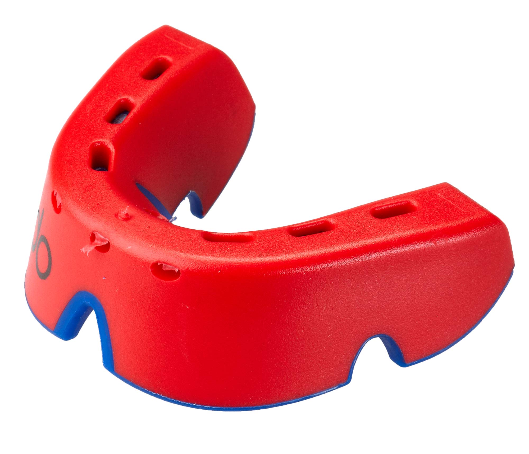 OPRO Mouthguard Silver Level Junior red/blue