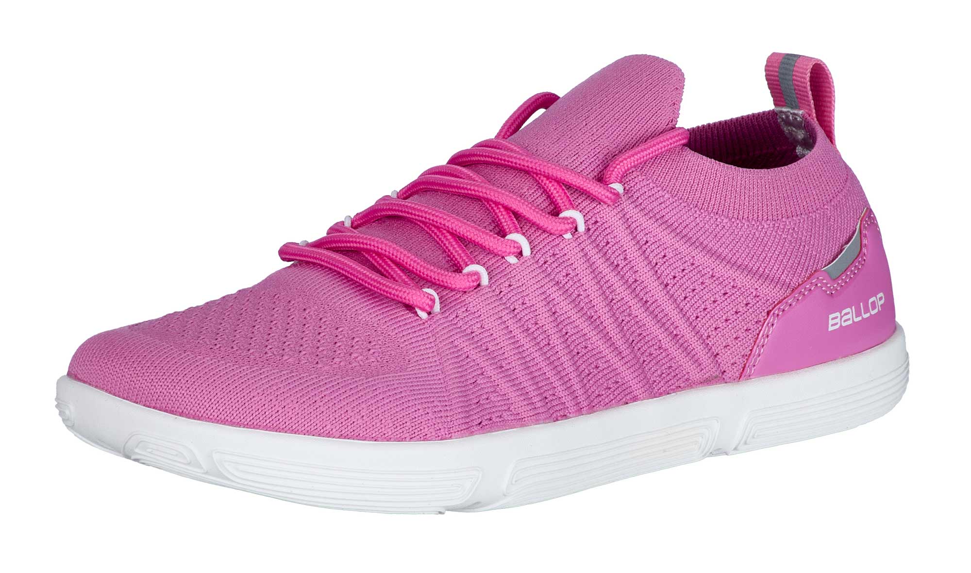 Sneaker, Laufschuh, Knöchelsteg, Gummisohle, Pink