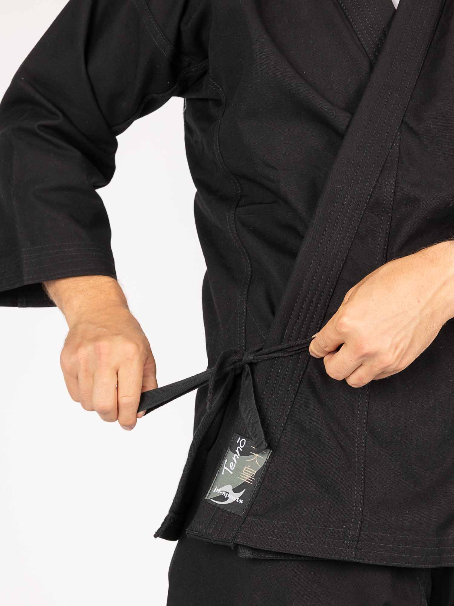 Judo Gi, Kimono, Tailleband, Schwarz Uniform, Martial-Arts-Gi