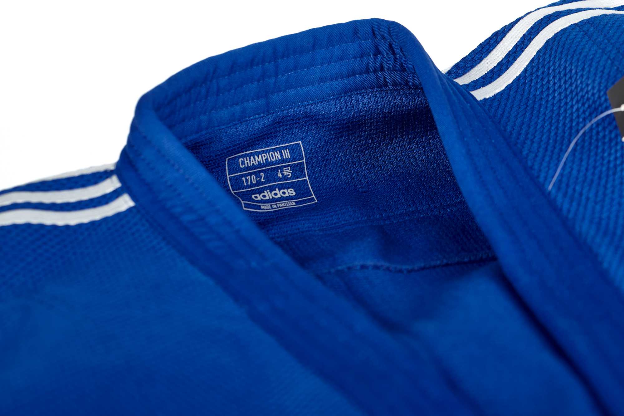 adidas judo gi Champion III JIJFS-2 blue/white stripes