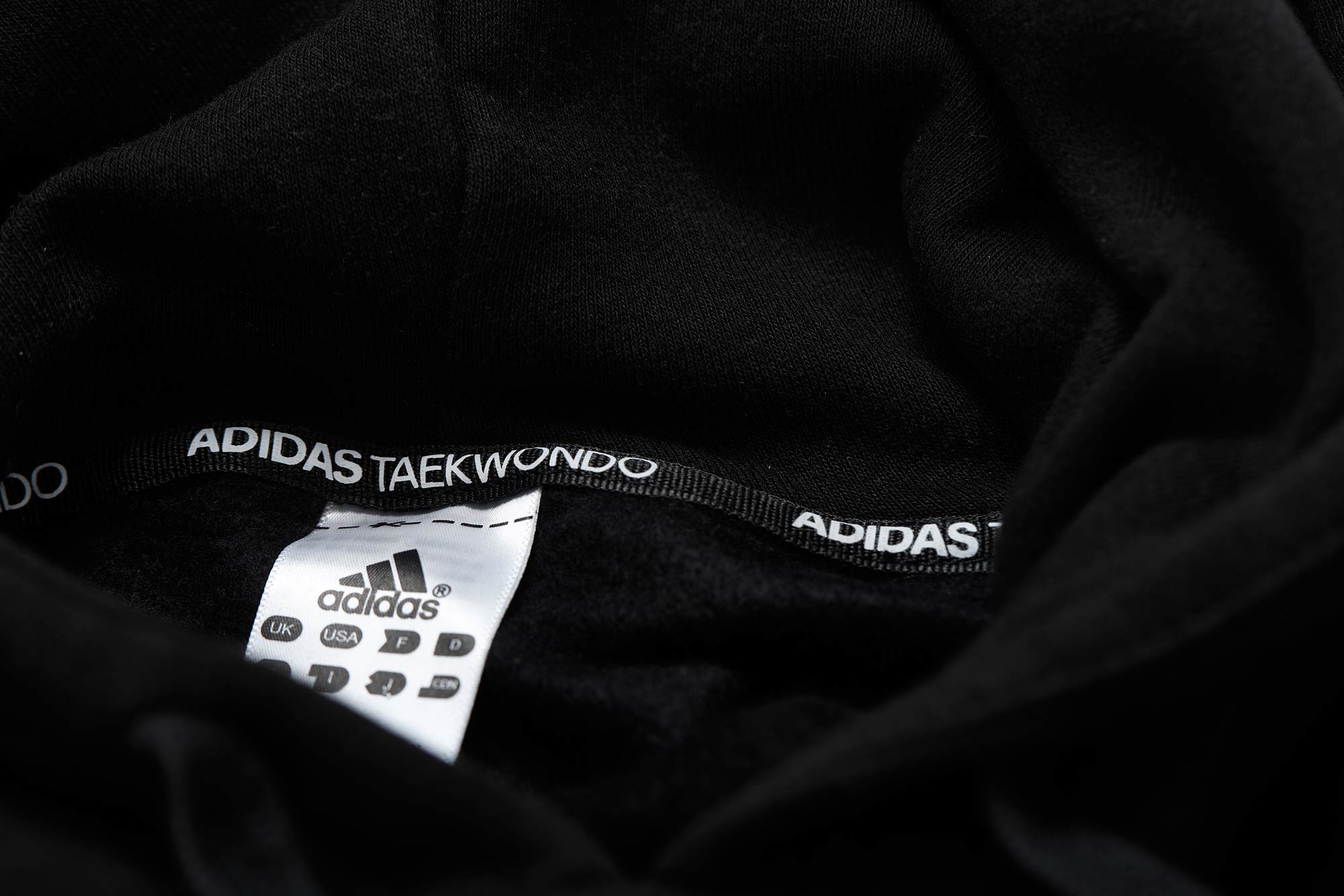 adidas Badge of Sport Hoody Taekwondo schwarz, adiCLHD20T