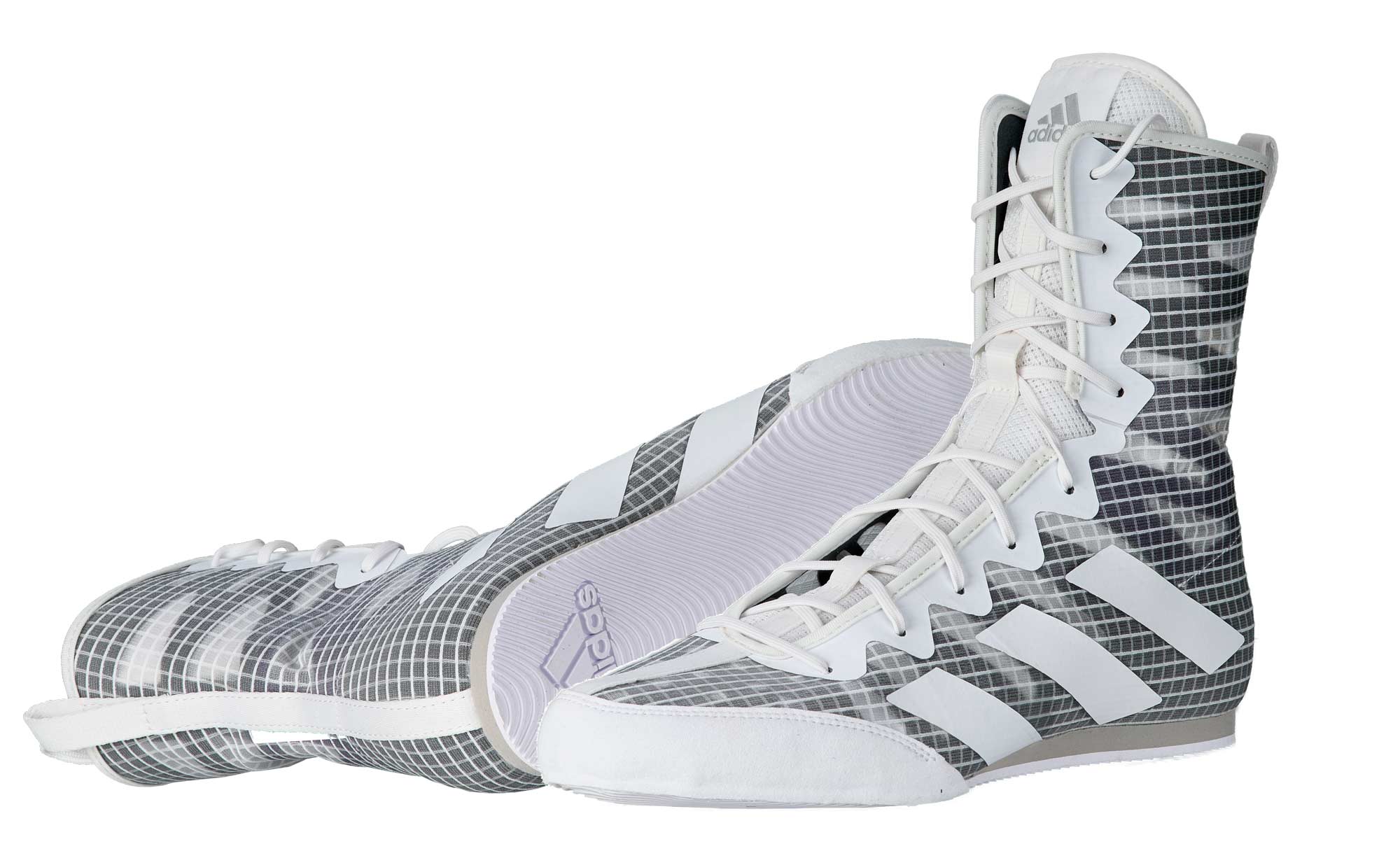 adidas boxing shoes Box Hog 4 white/grey, GZ6118