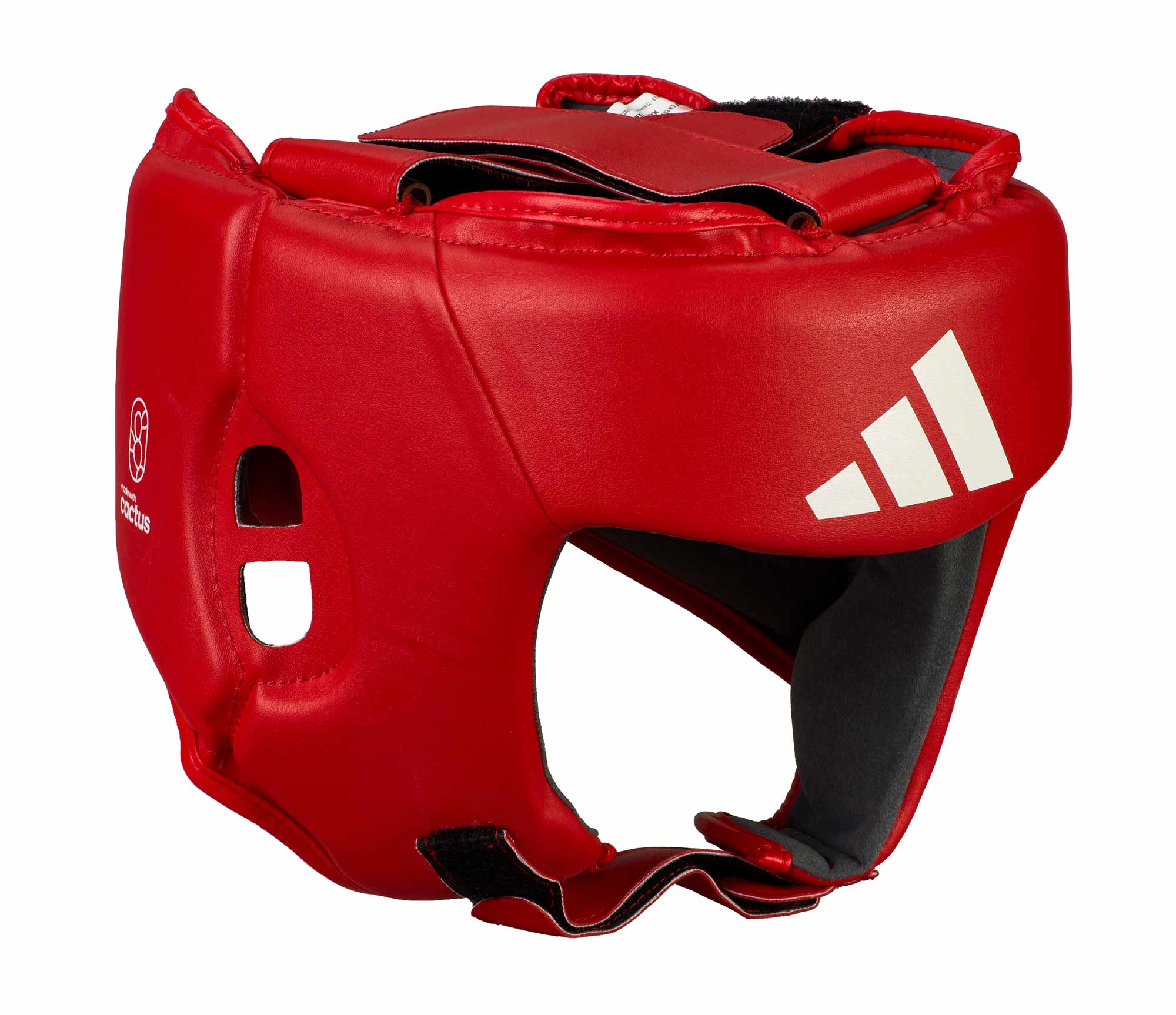 adidas IBA head guard red cactus-leather adiIBAH1C