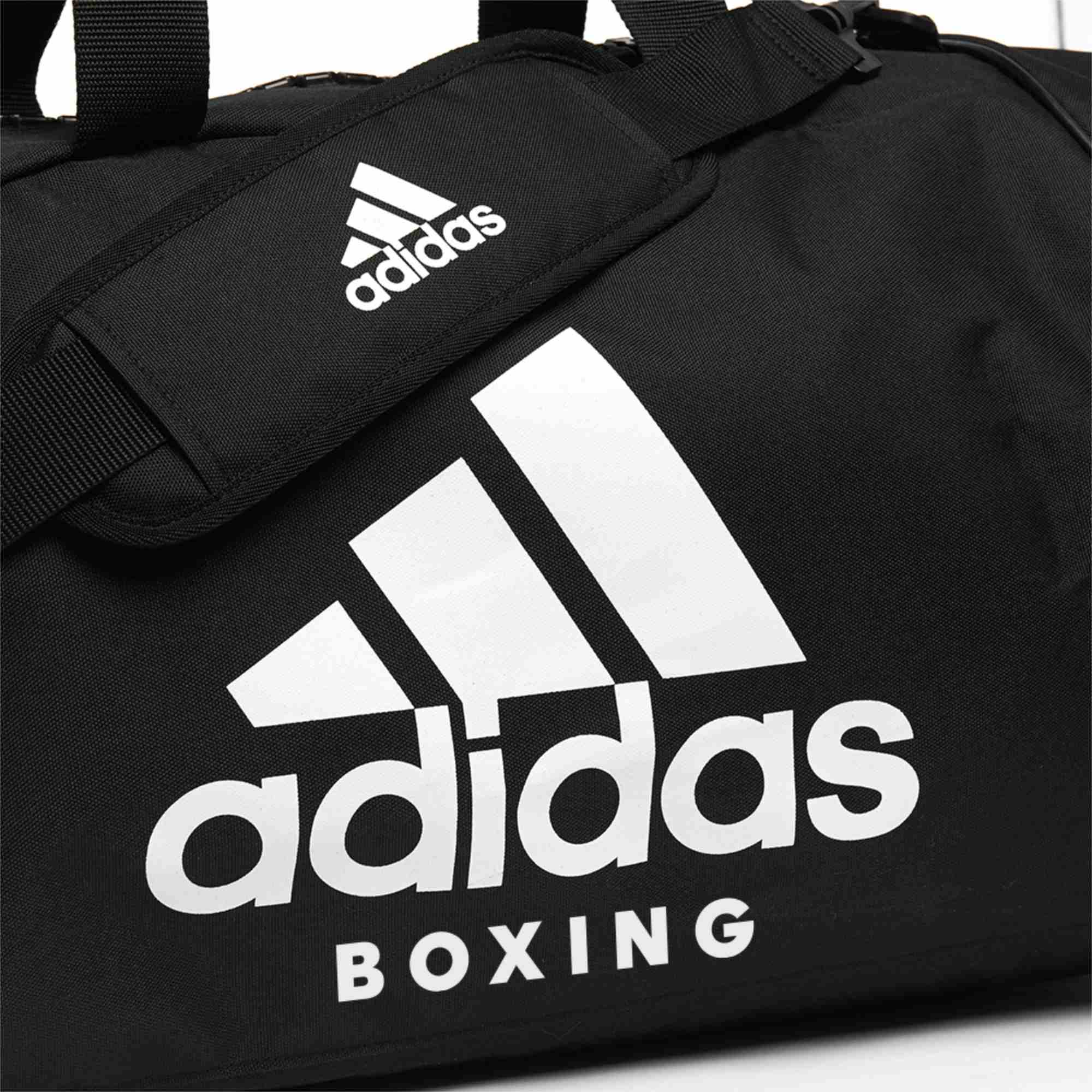 adidas 2in1 Bag Boxing black/white Nylon , adiACC052B