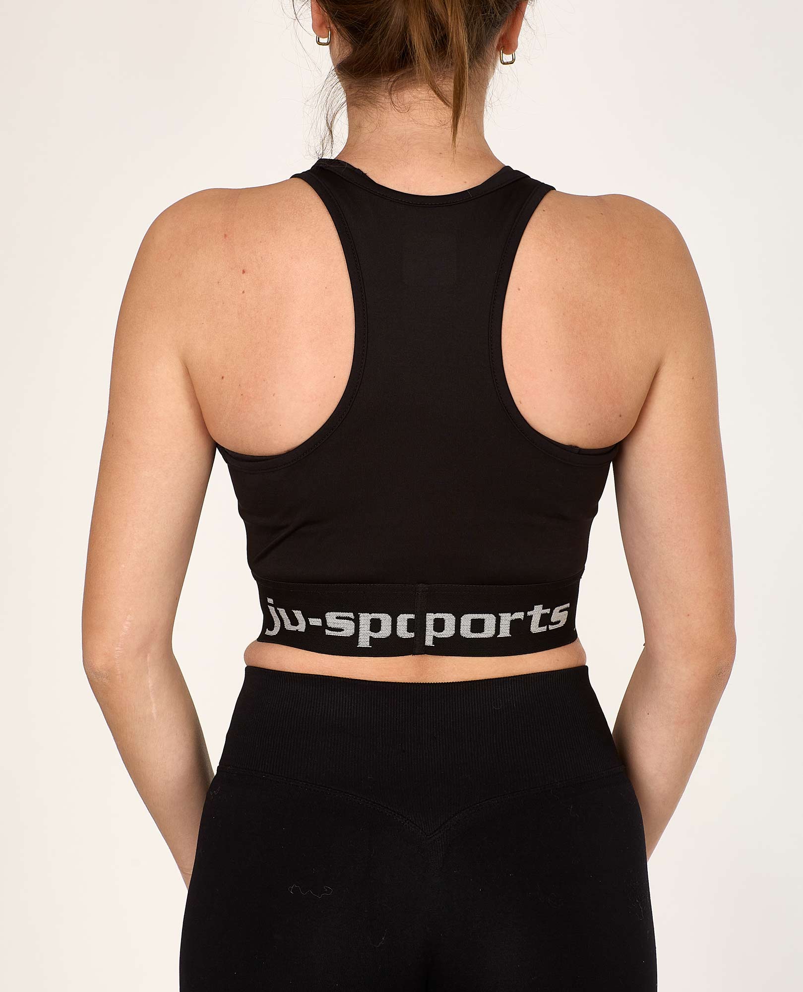 Ju-Sports Performance Crop Top schwarz