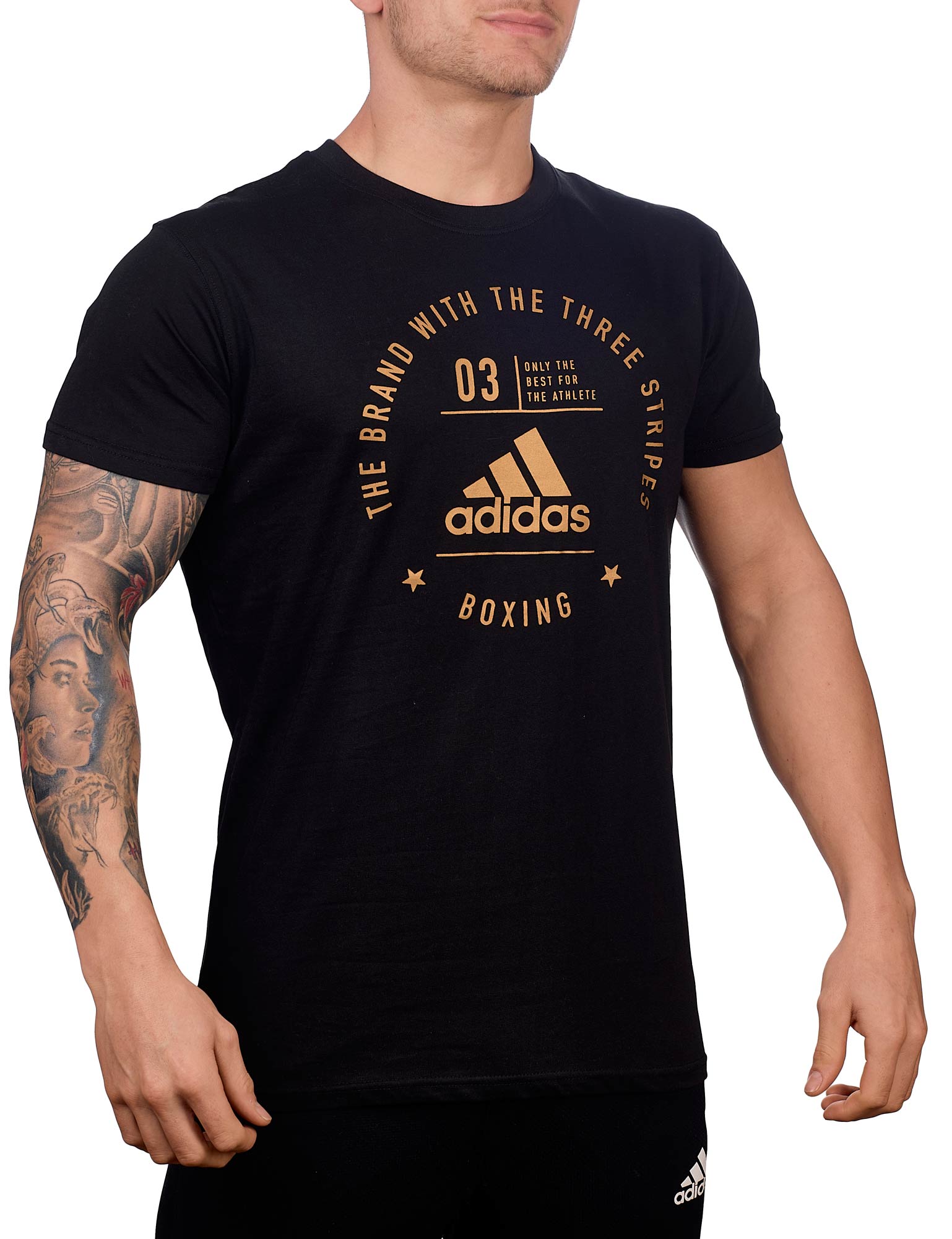 adidas Community T-Shirt BOXING black/gold, adiCL01B